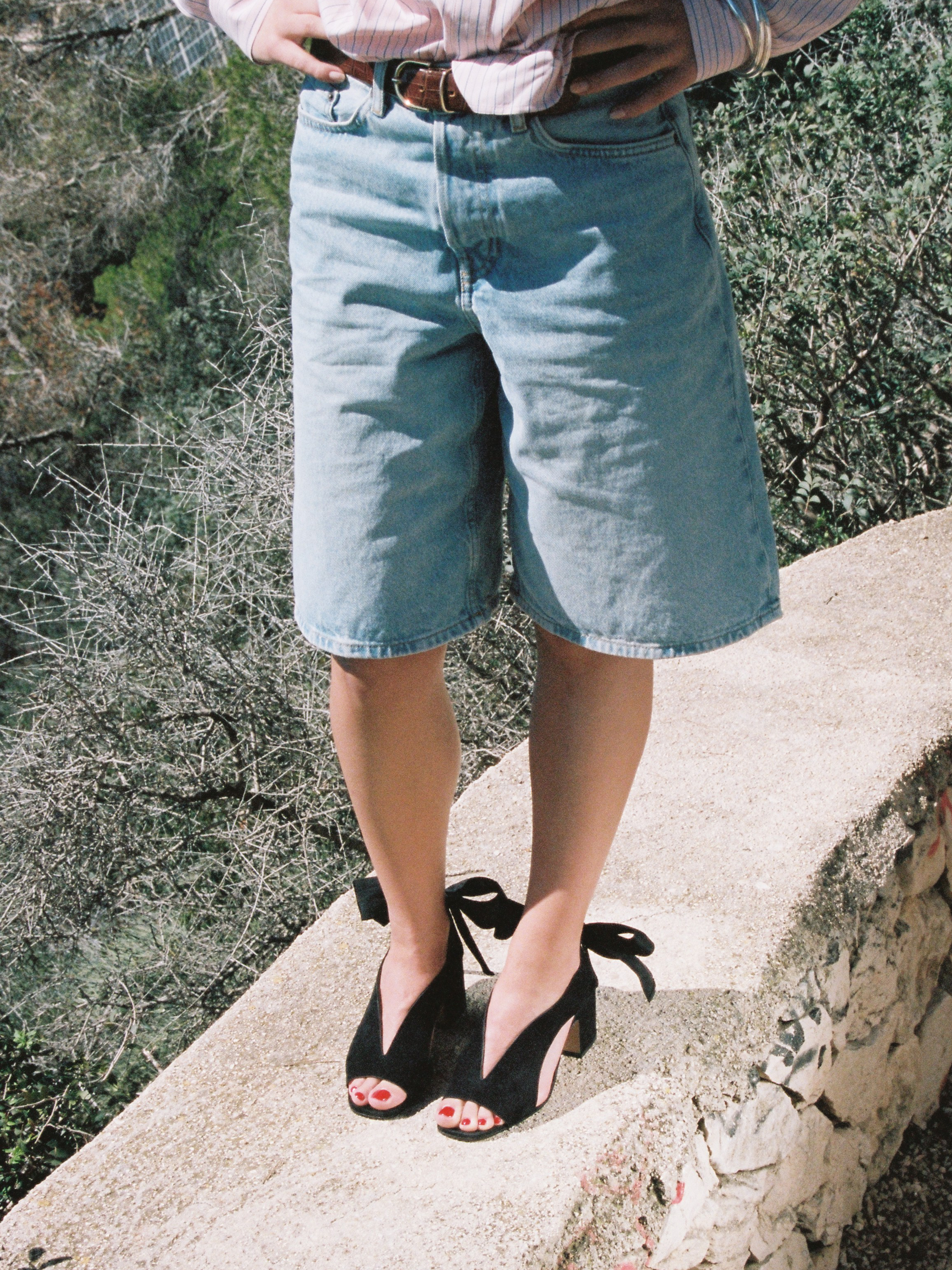 ADORA - Sandales - Velours Noir