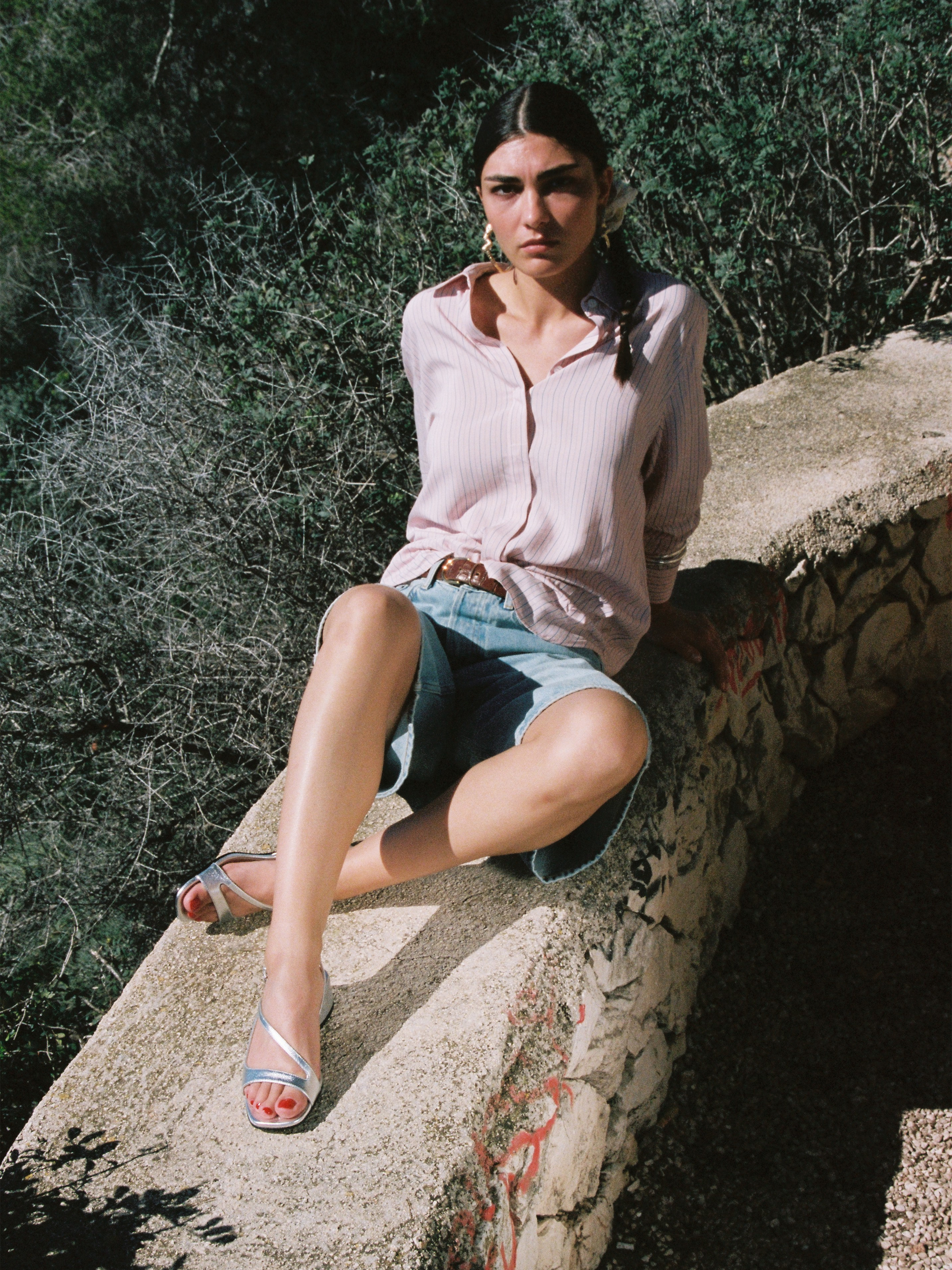 BIRDIE - Sandals - Silver