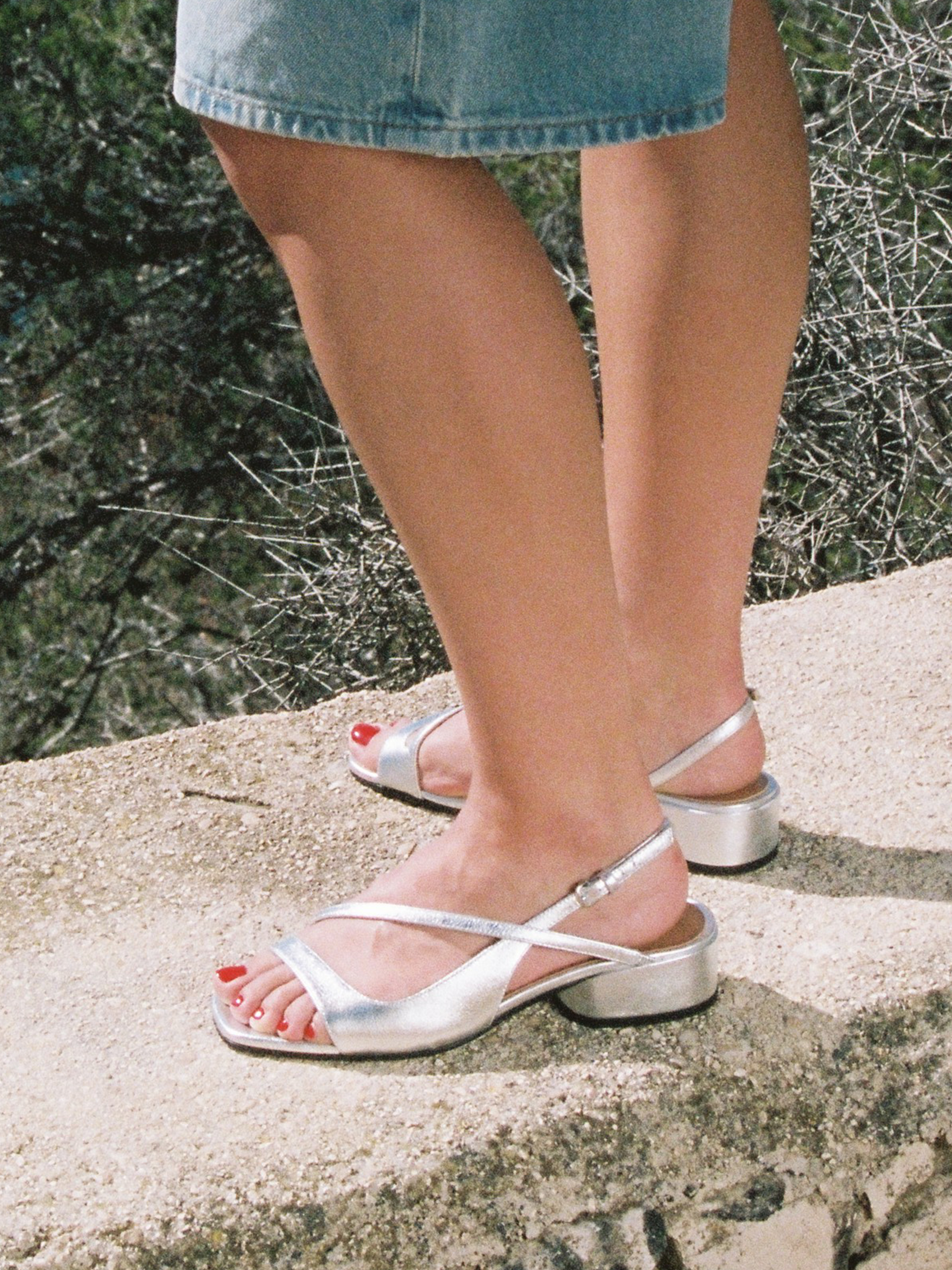 BIRDIE - Sandals - Silver