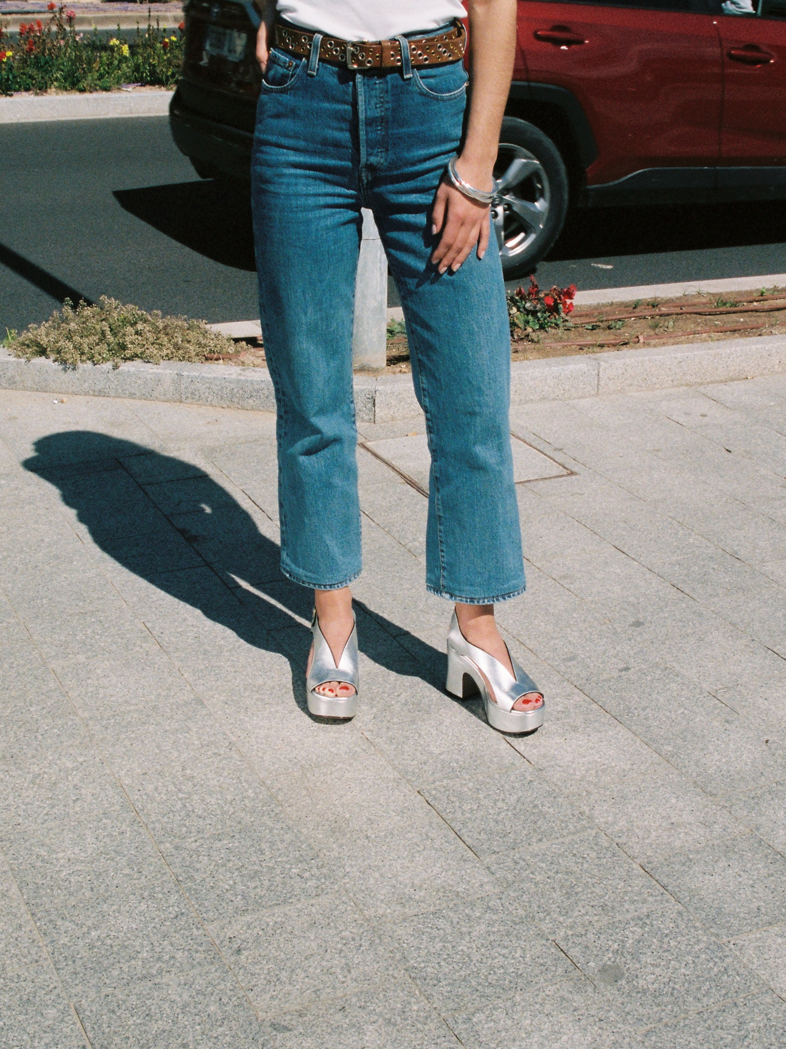 TAXI - Sandals - Silver