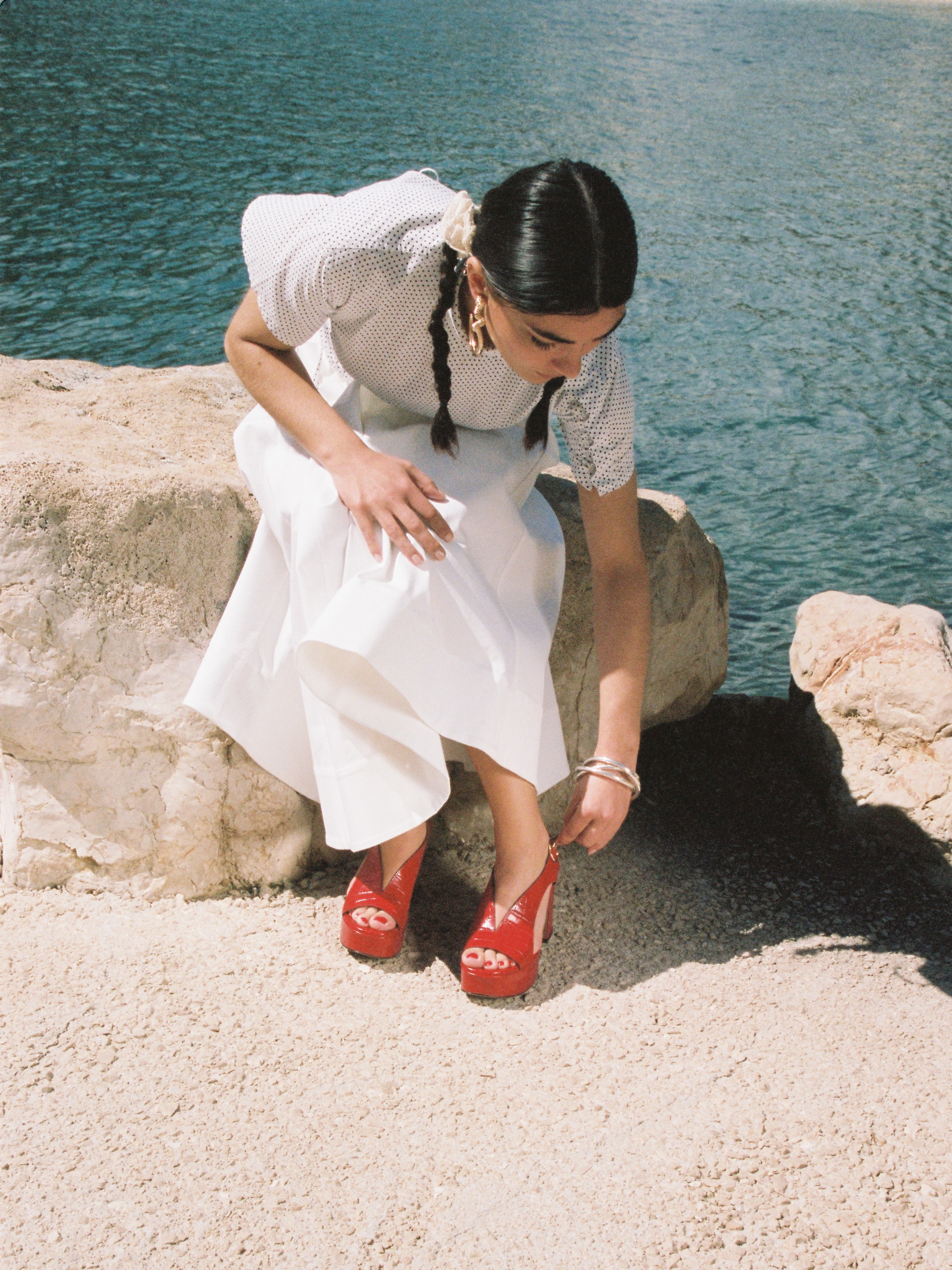 (NOMASEI)ᴿᴱᴰ : TAXI - Sandals - Red