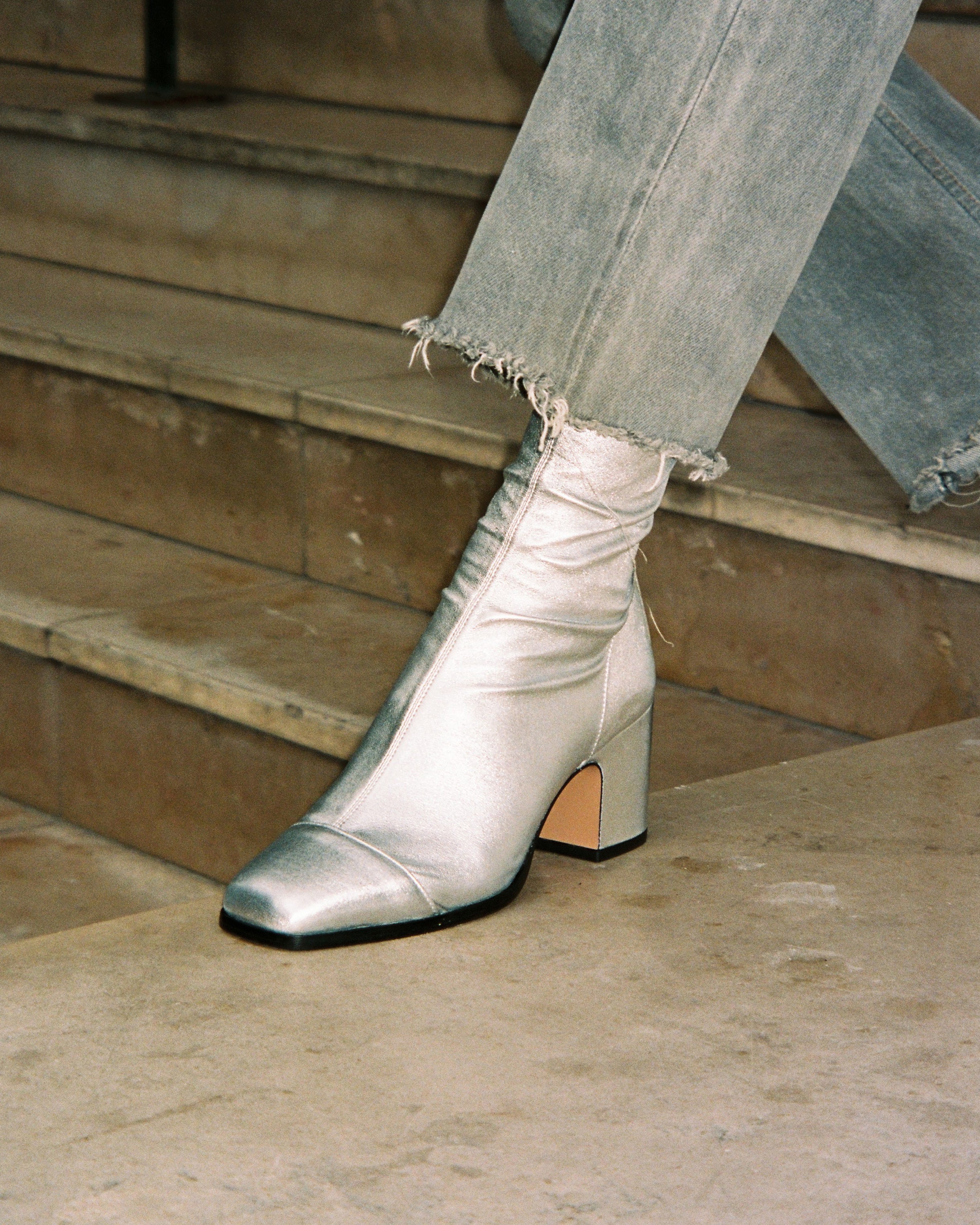 ARIA - Bottines - Argent