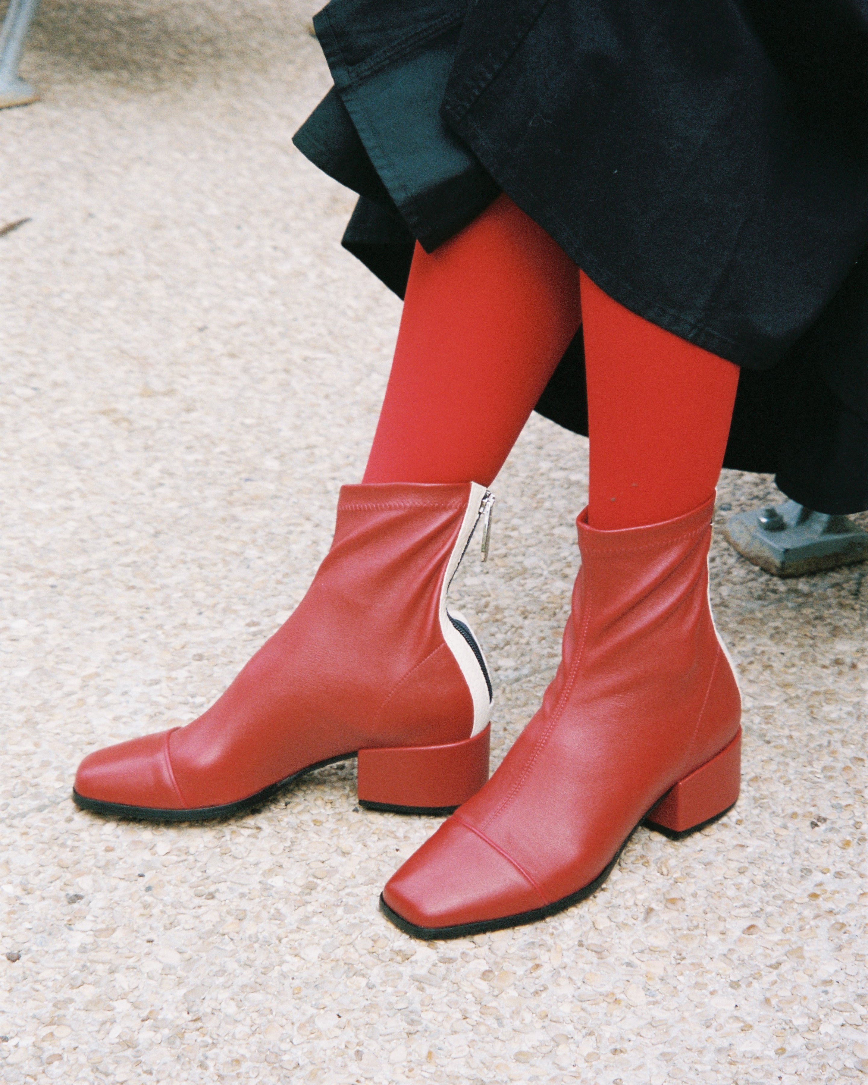 STRADA - Boots- Red