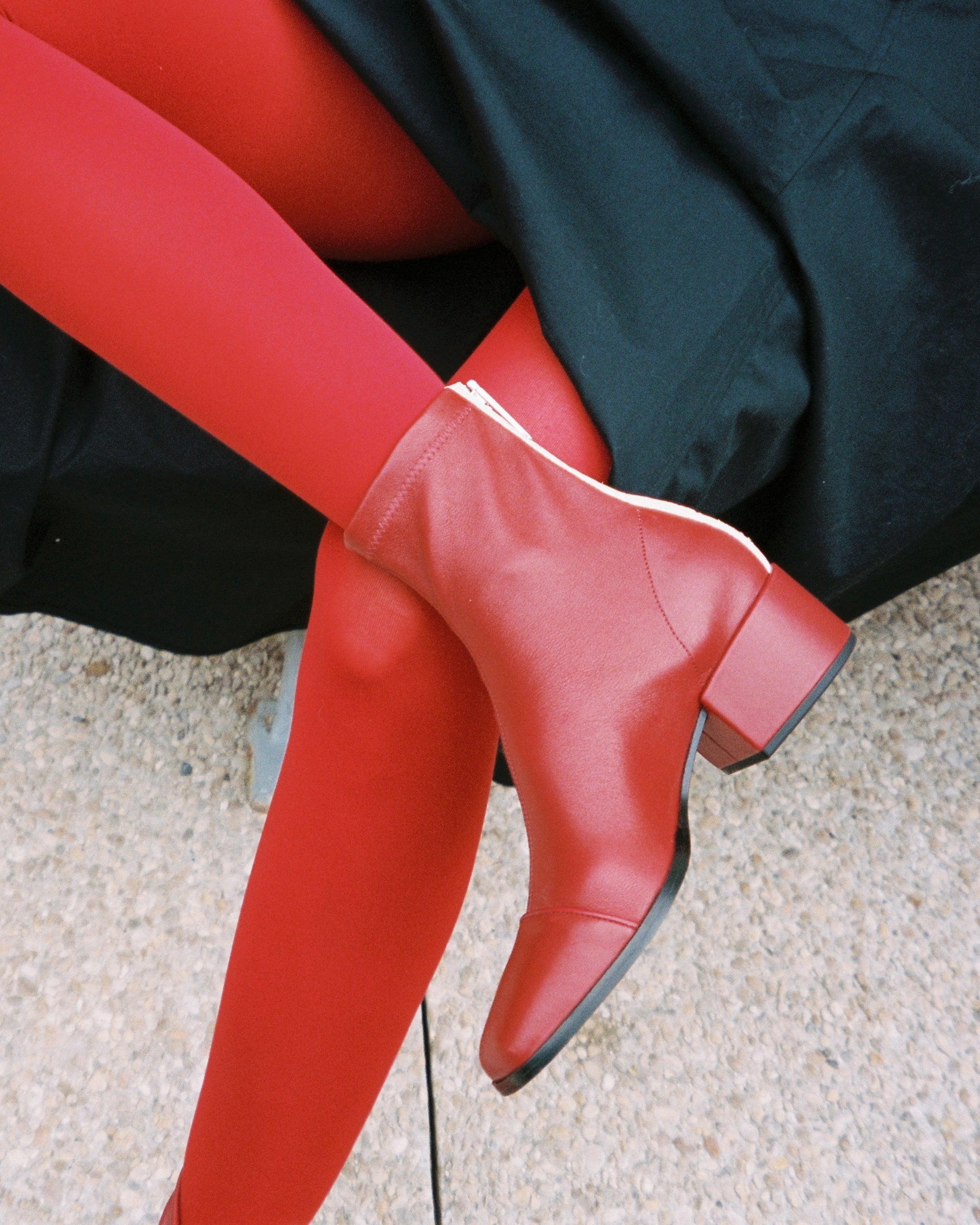 STRADA - Boots- Red