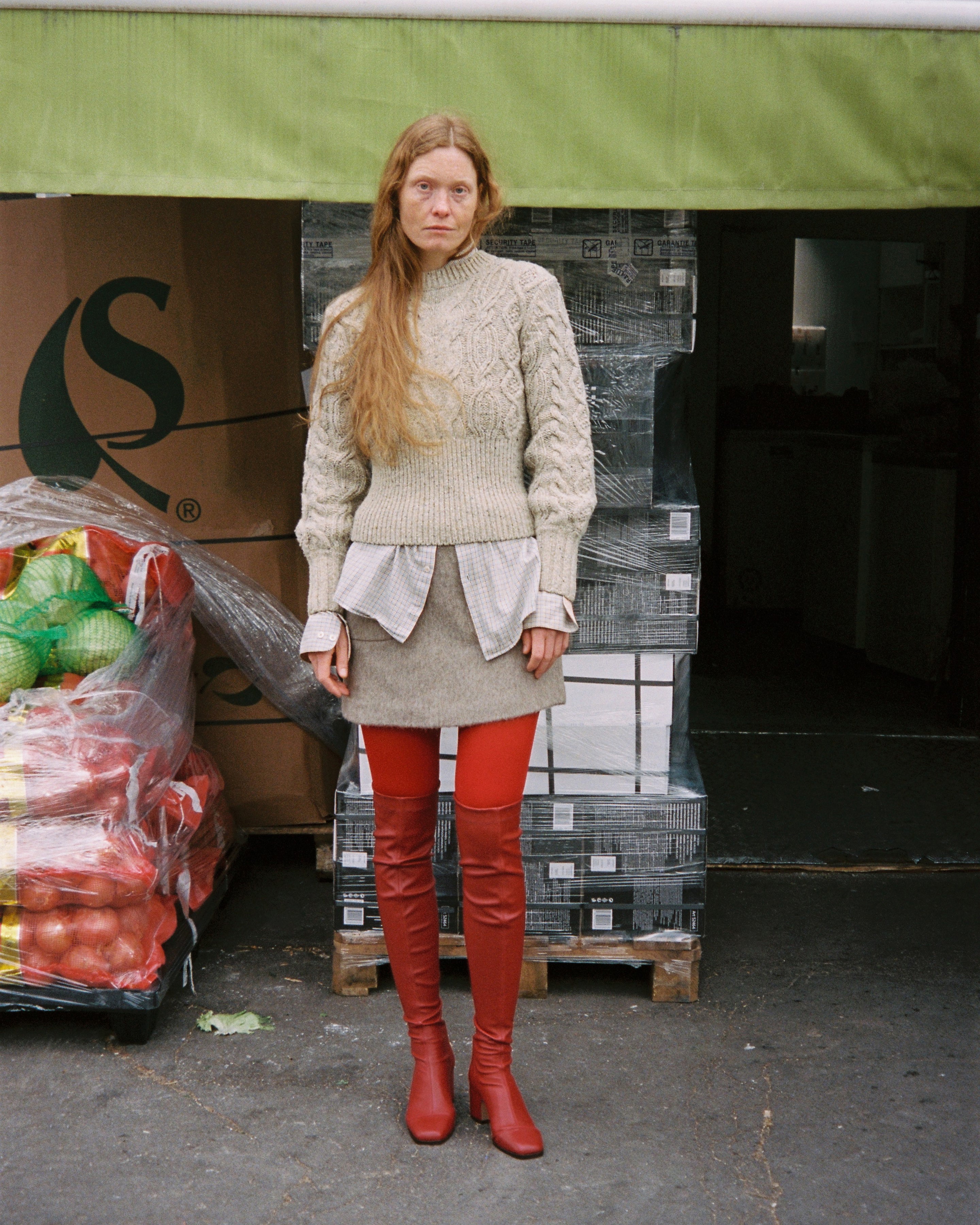 WHISPER - Over the knee boots - Red
