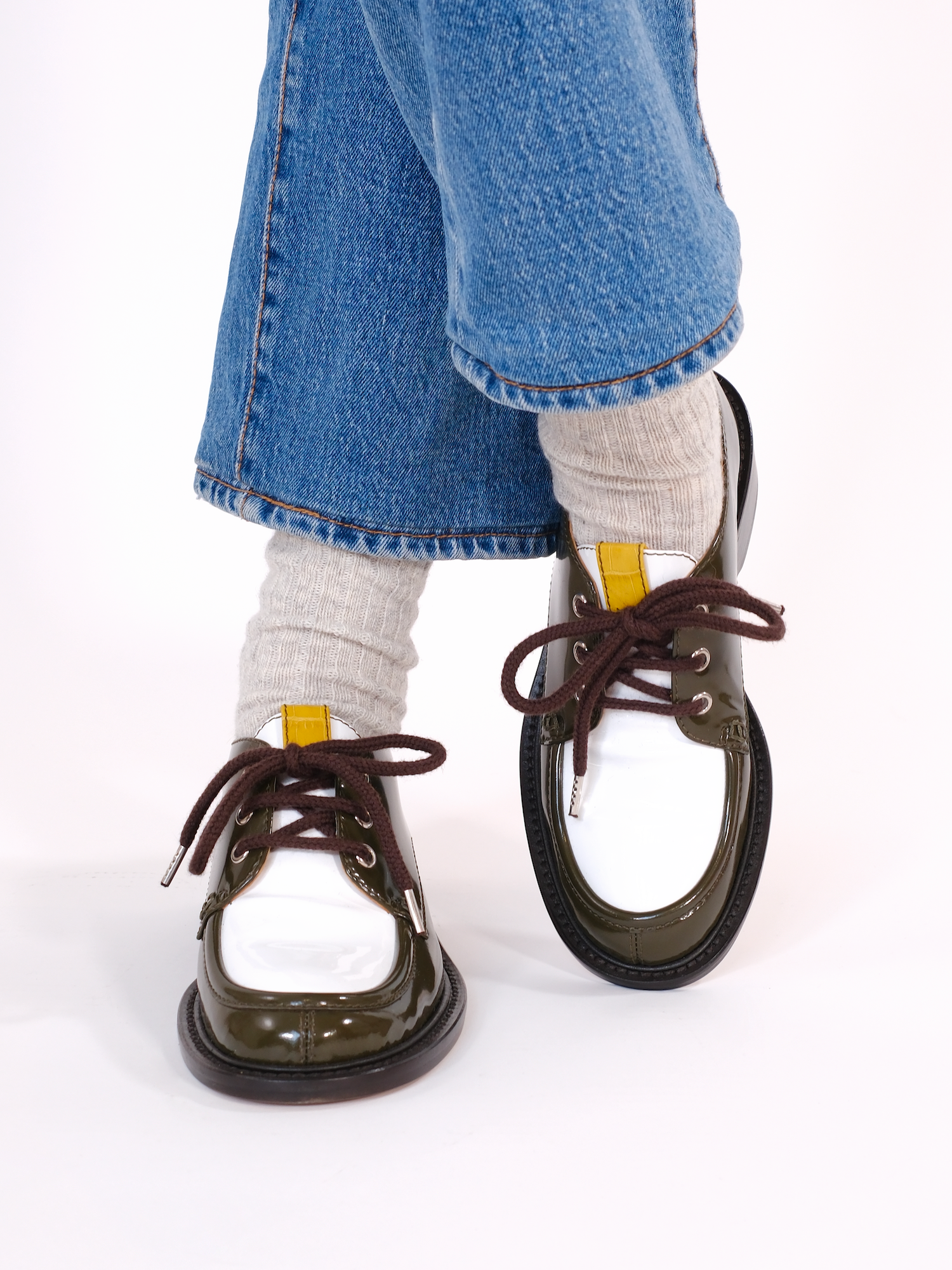 SONICS - Derby - Bicolor Khaki