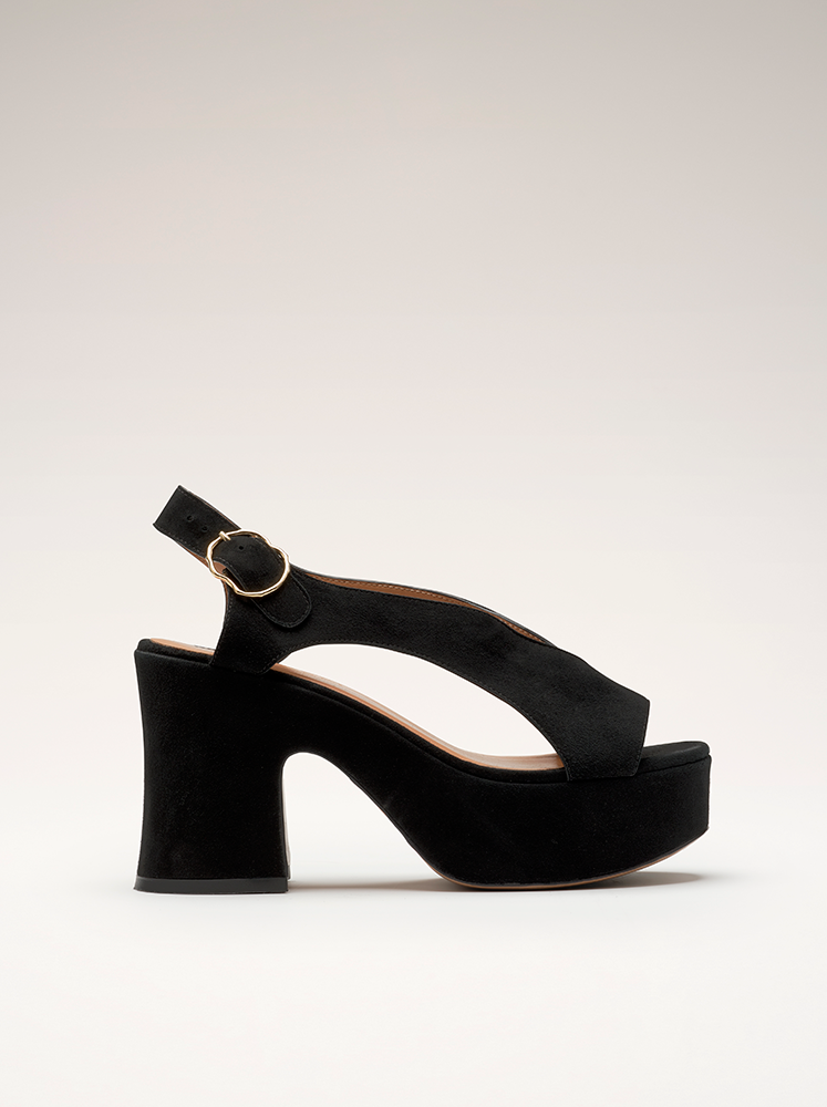 TAXI Sandals Camoscio Black