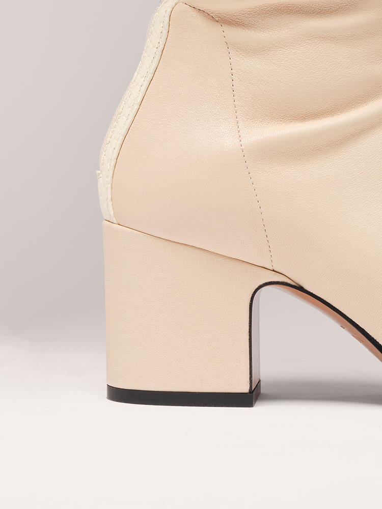 WHISPER - Over the knee boots - Pompeii White