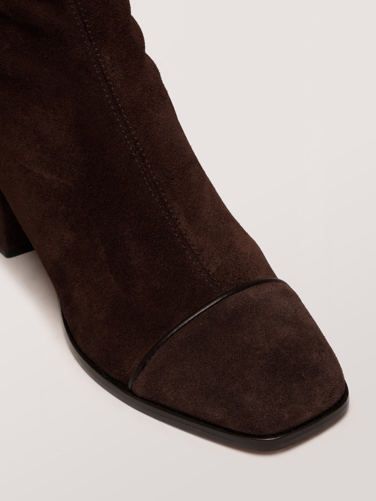 ONEMORETIME - Bottes - Suède Brun