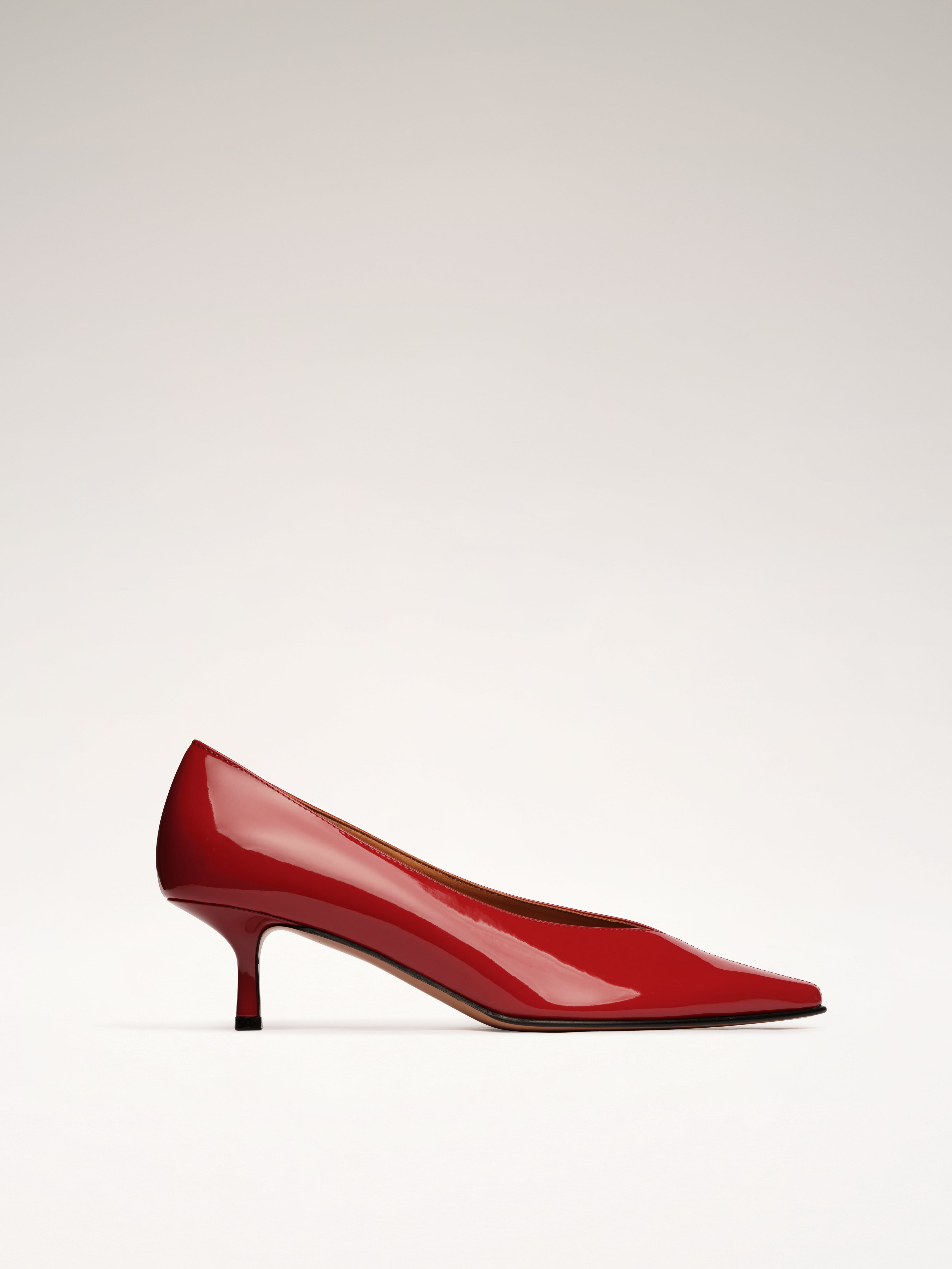 PALACE - Escarpins - Verni Cerise