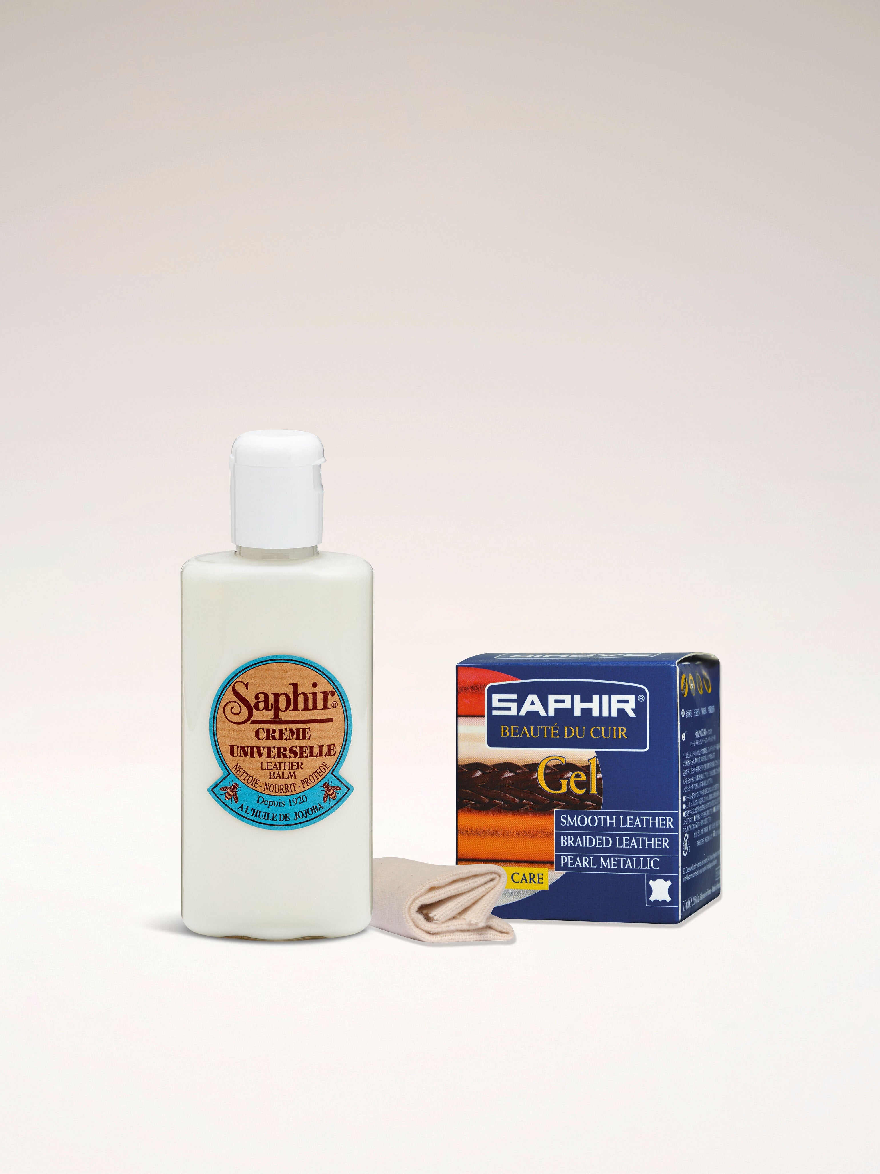 KIT ENTRETIEN SAPHIR - Cuir métallisé Produits d'entretien Nomasei