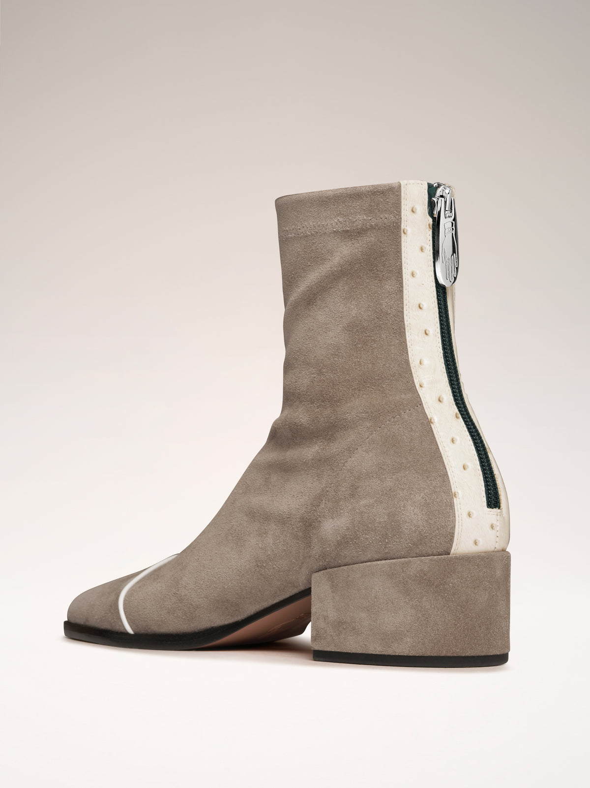 STRADA - Ankle Boots - Suede Grey