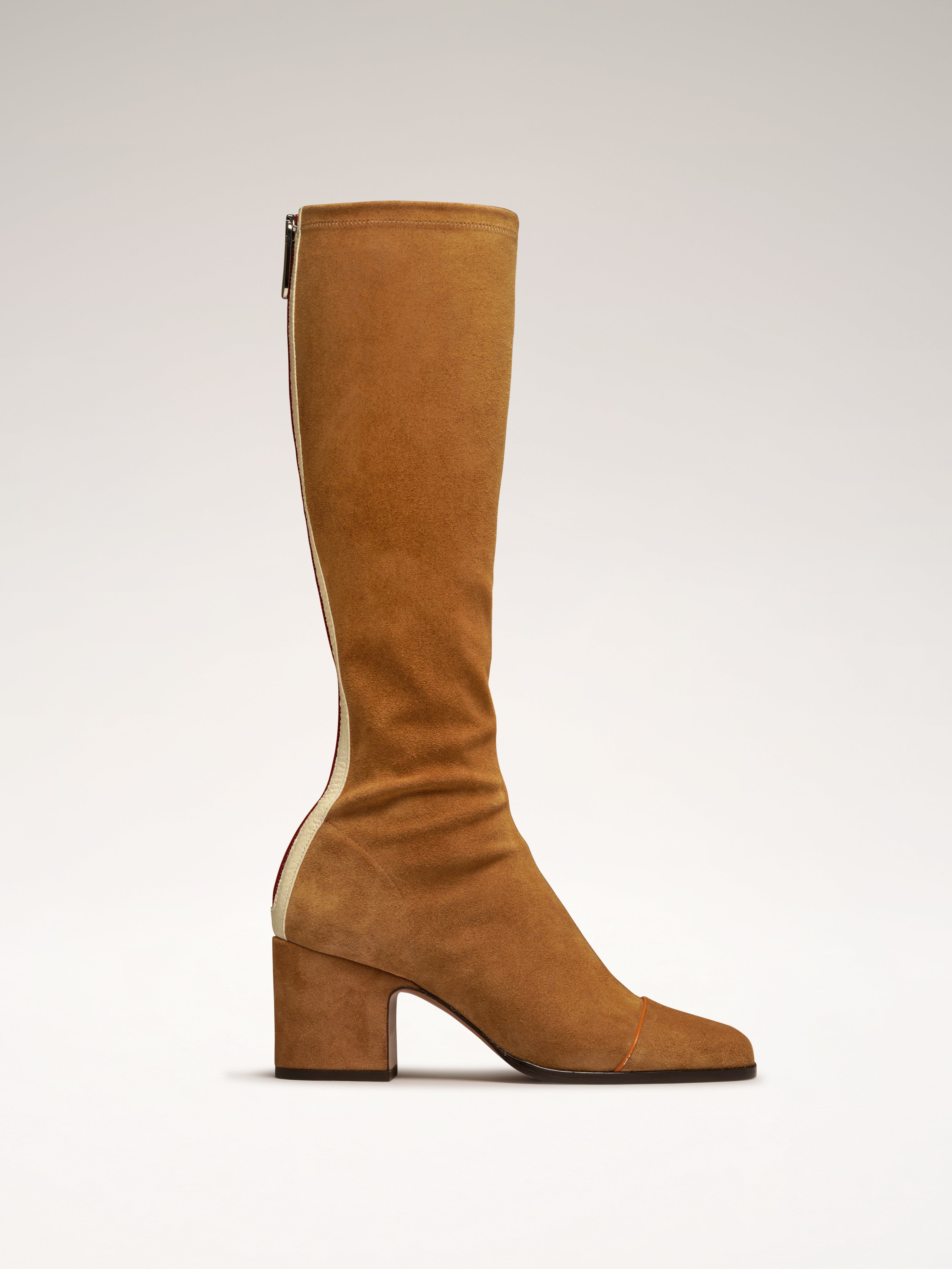 TWIST - Bottes - Suède Cognac Bottes Nomasei Cognac 36