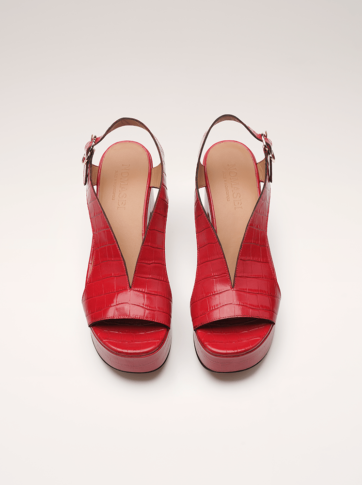 (NOMASEI)ᴿᴱᴰ : TAXI - Sandales - Rouge Sandales Nomasei