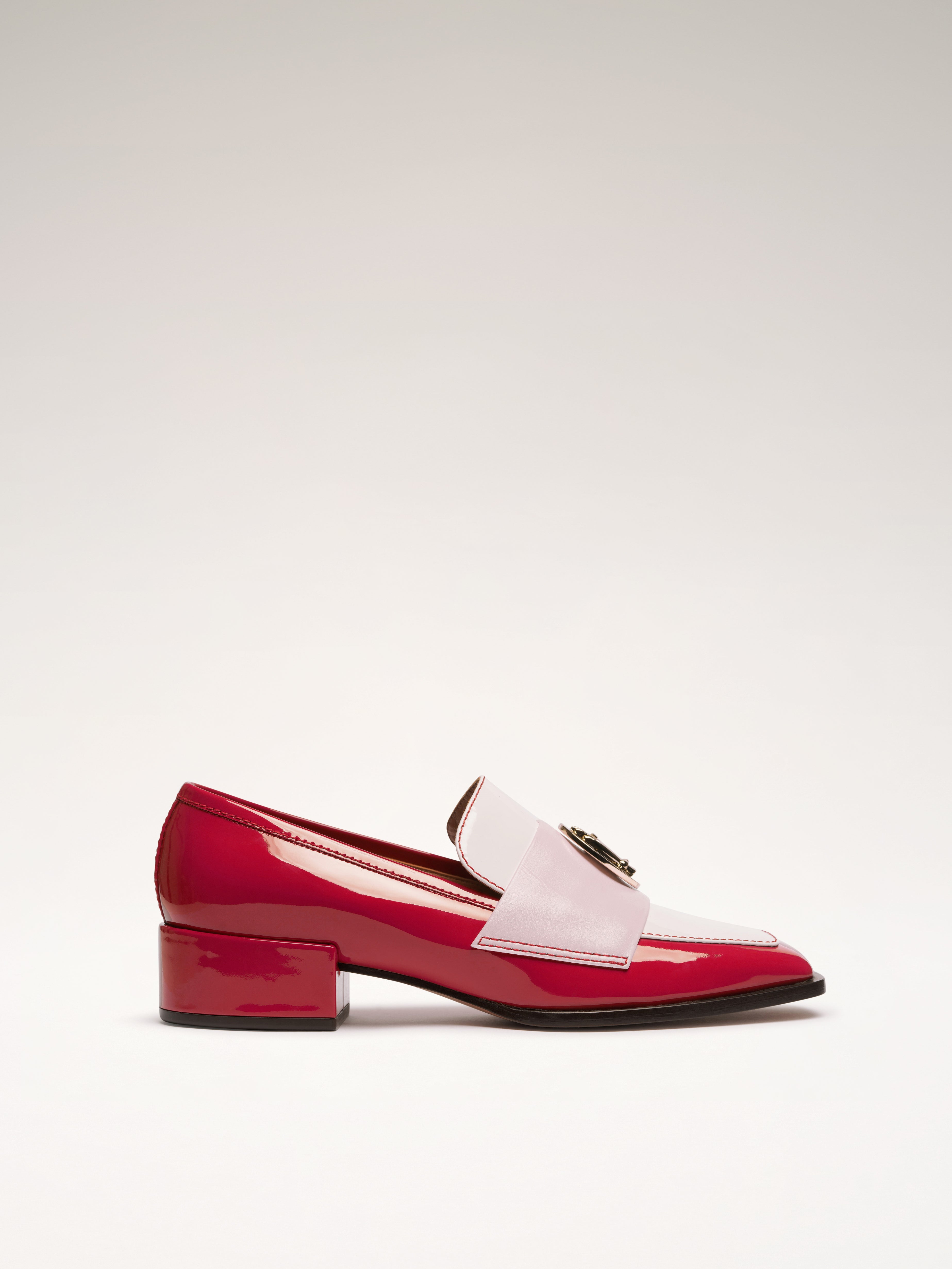 NONO - Loafers - Tricolore Patent Cherry-Marshmallow