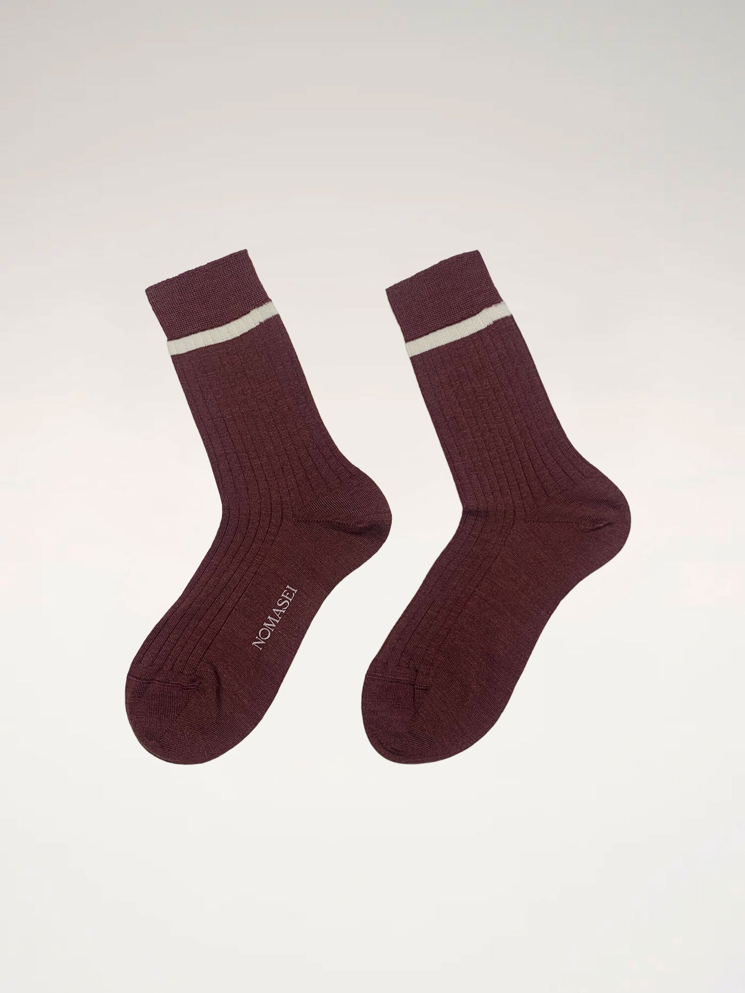 SIDNEY - High Socks - Burgundy