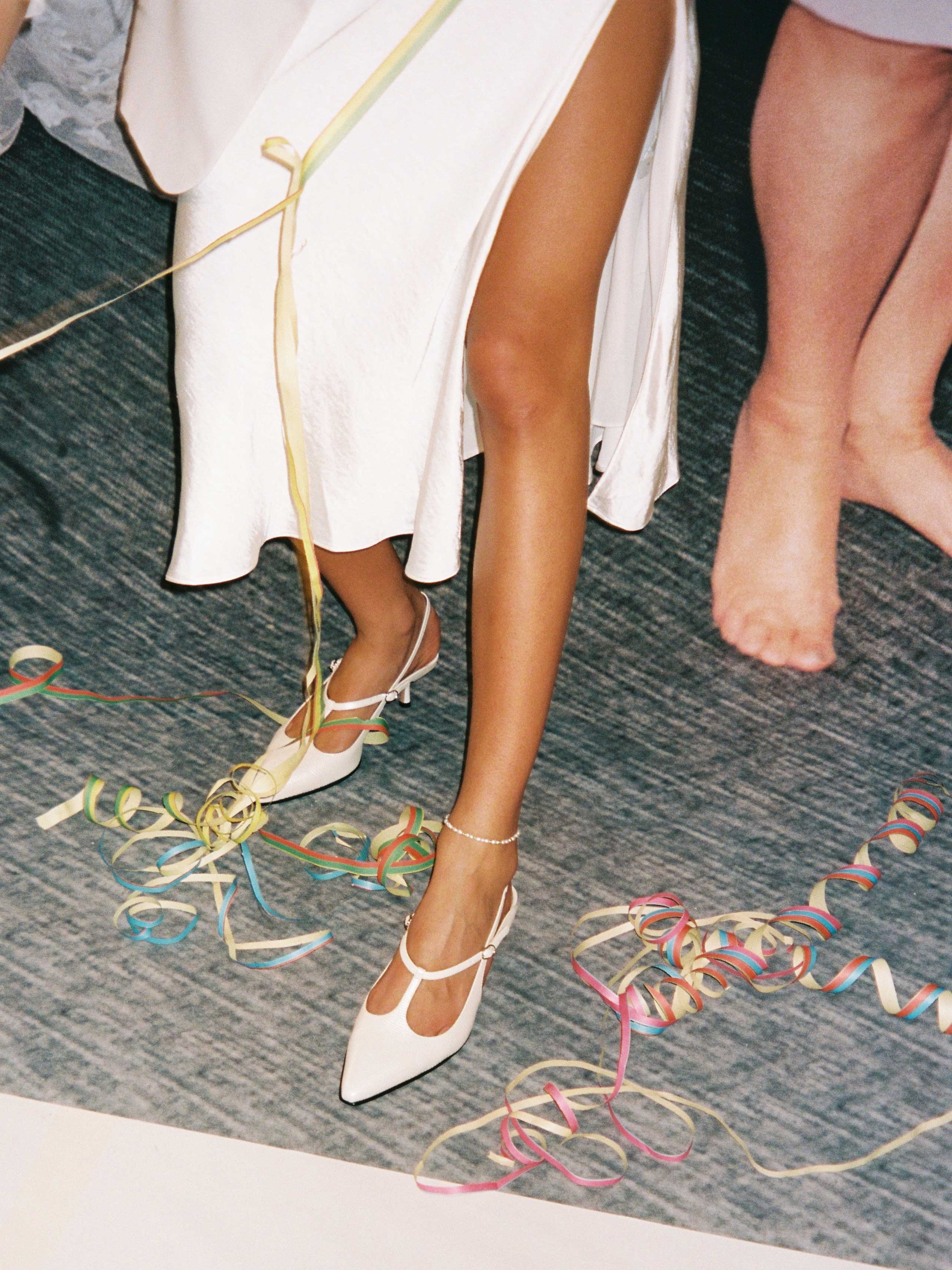 SILENCIO - Escarpins - Embossés Blanc