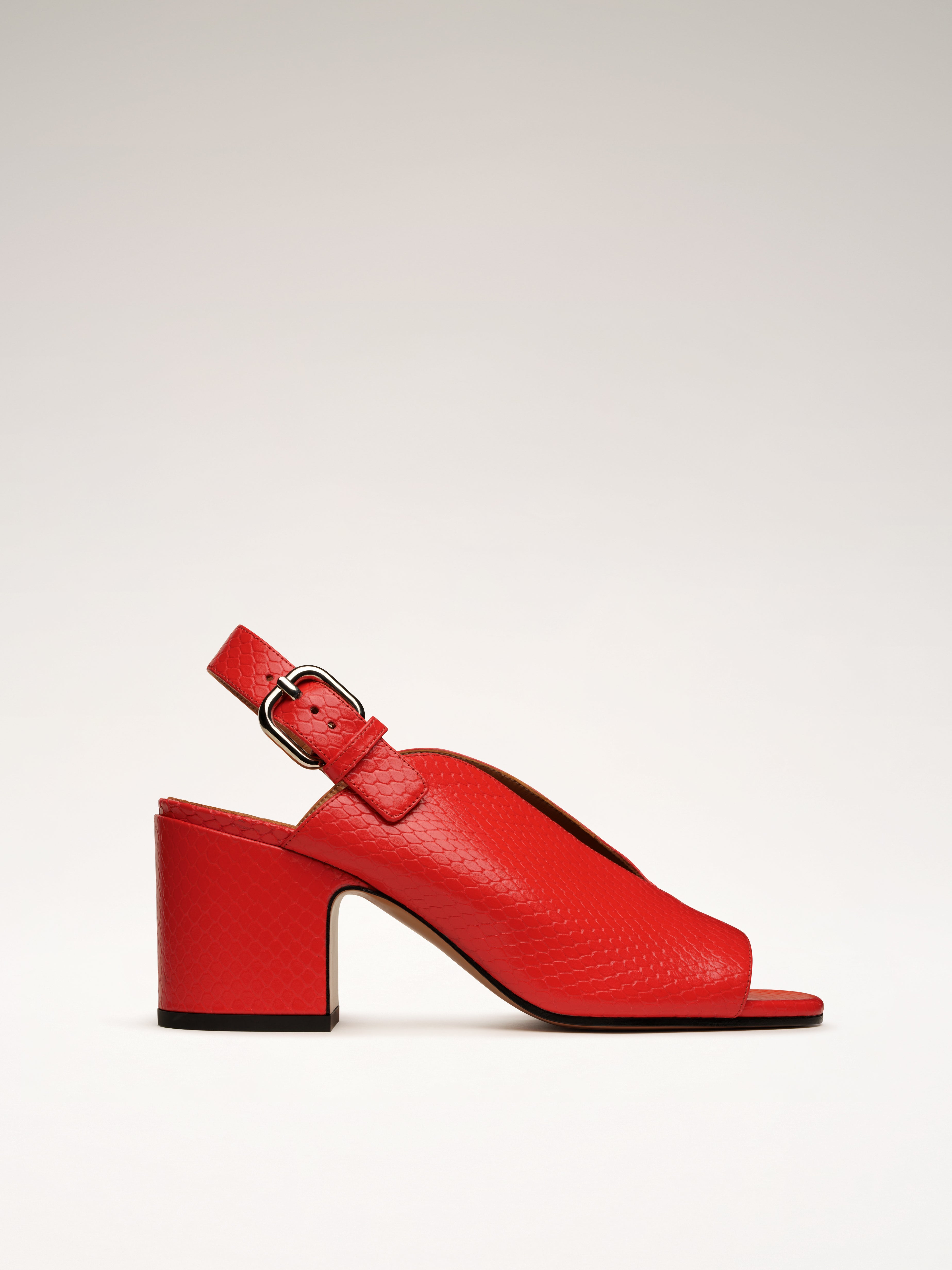 BAGHERA - Sandales - Embossées Orange-Rouge