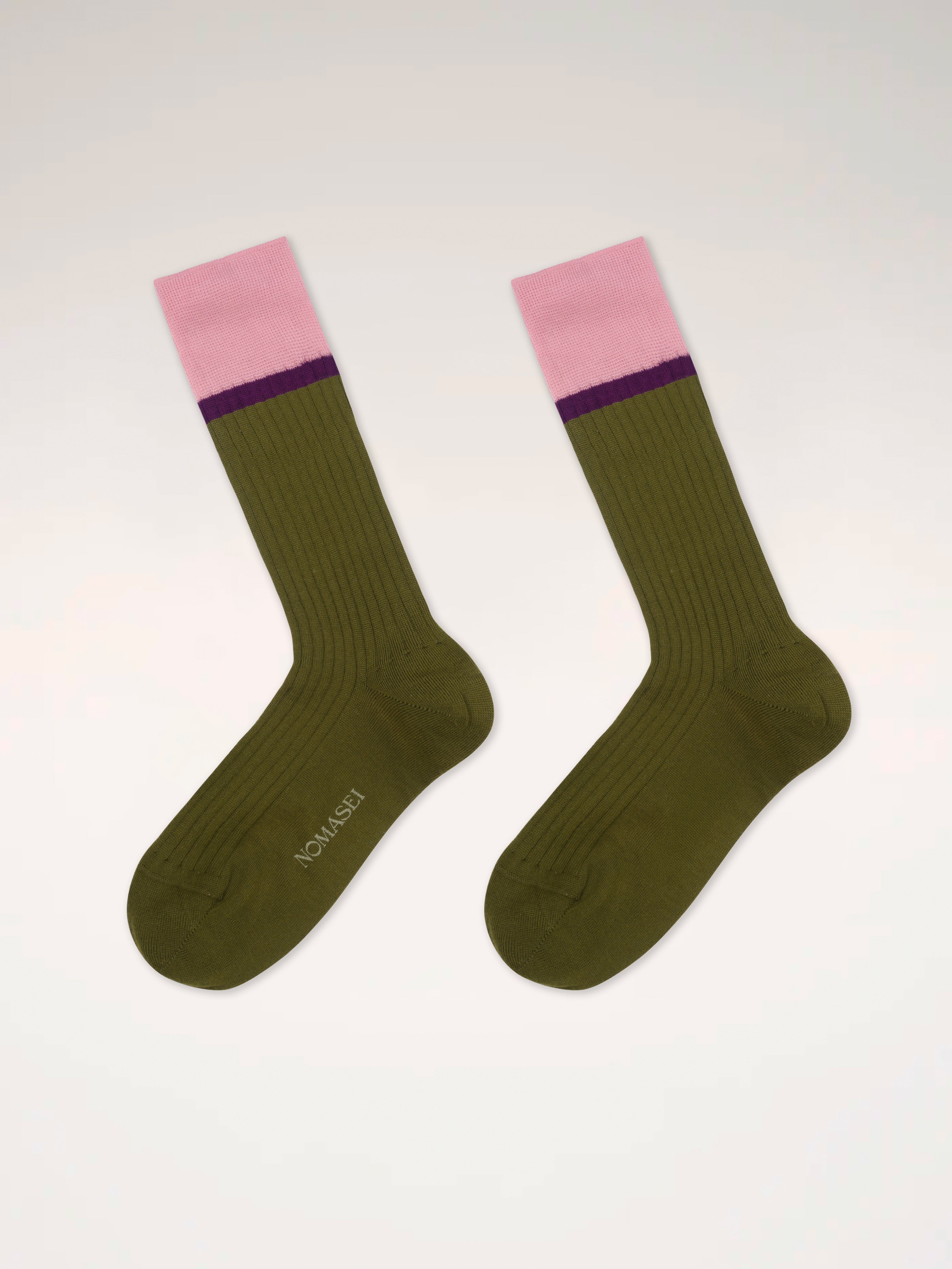SIDNEY - Chaussettes en Laine Mérinos - Kaki