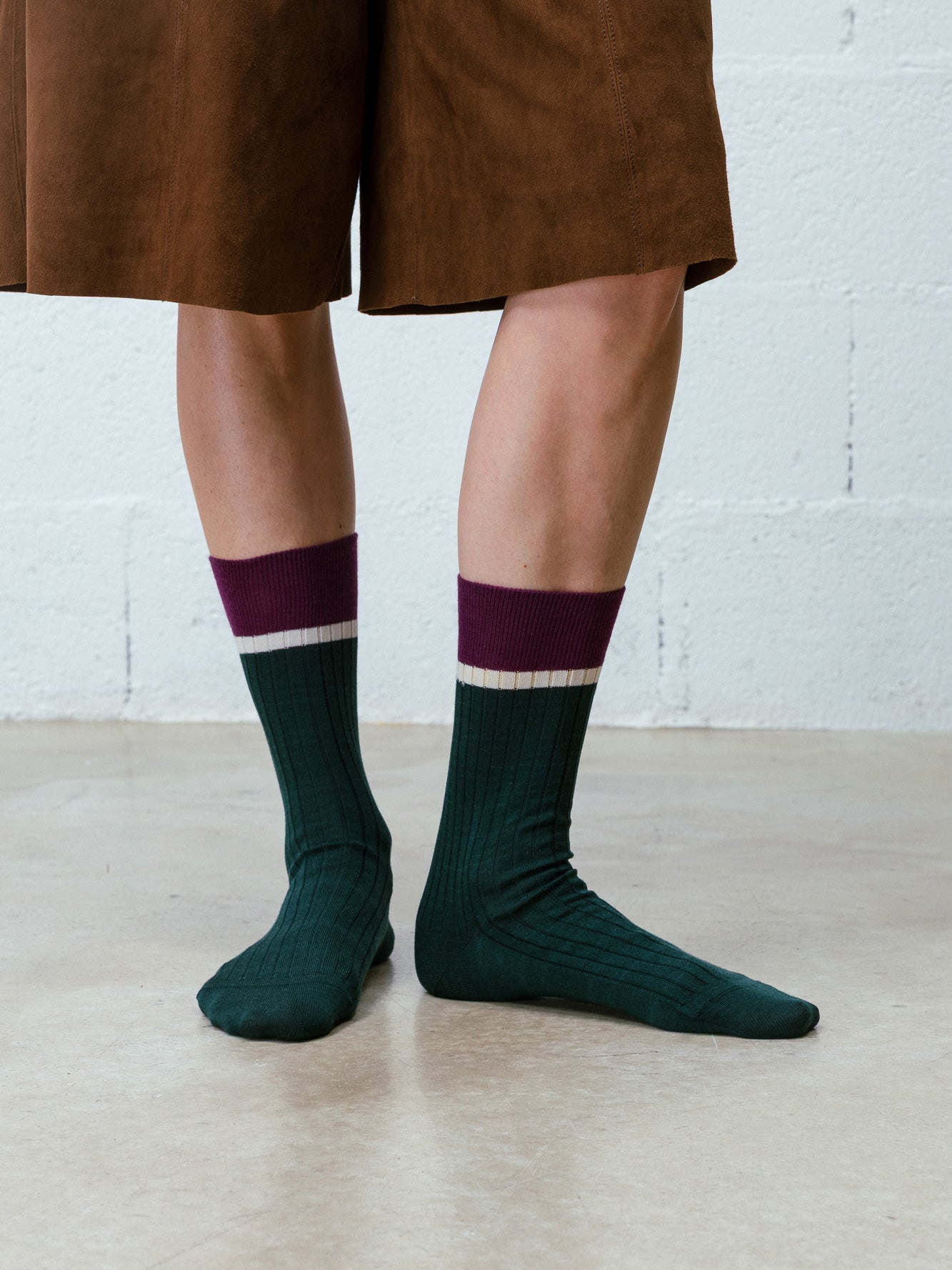 SIDNEY - Merinos Wool Socks - Forest Green