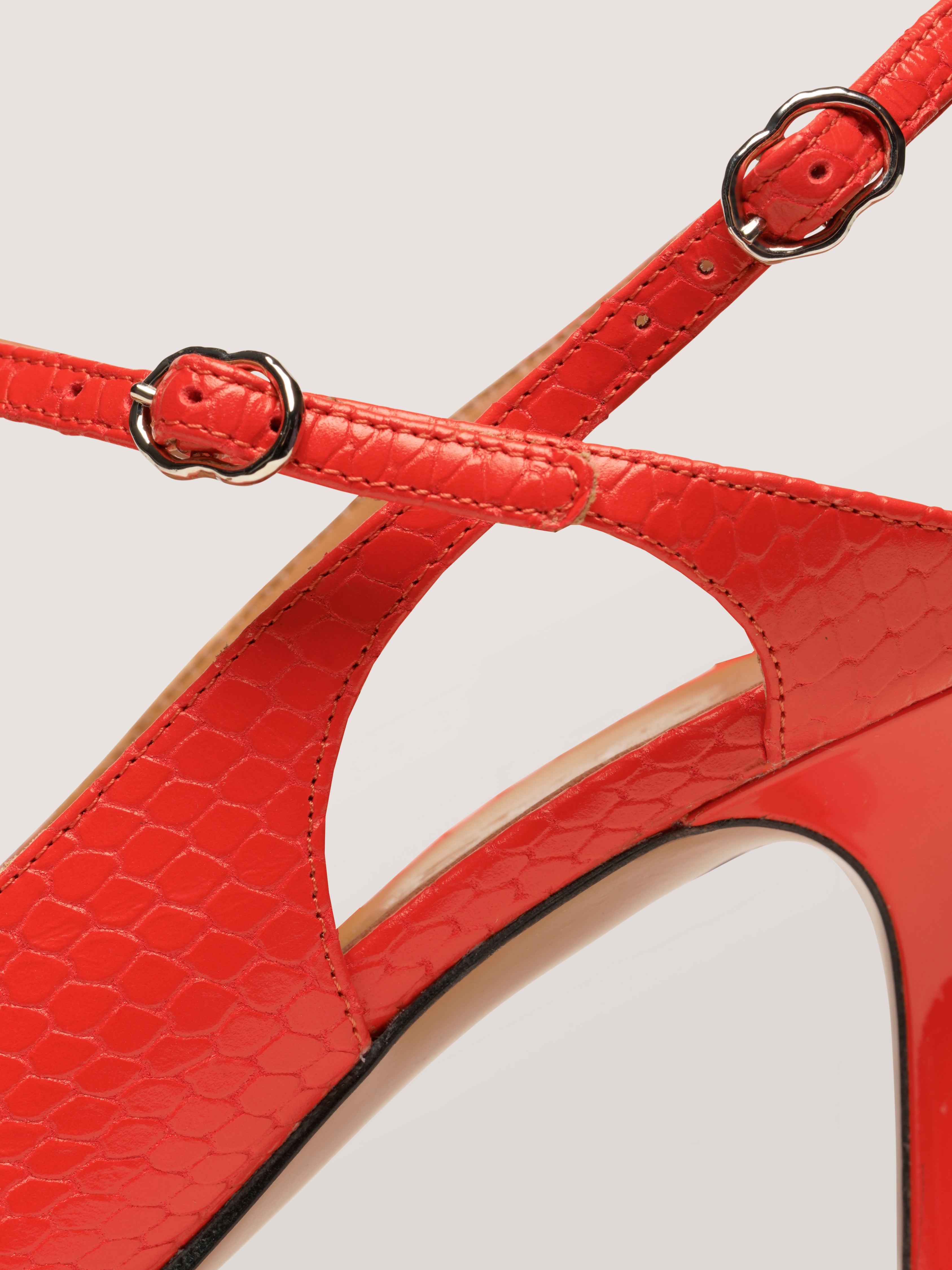 BEFORESUNRISE - Sandales - Embossées Orange-Rouge