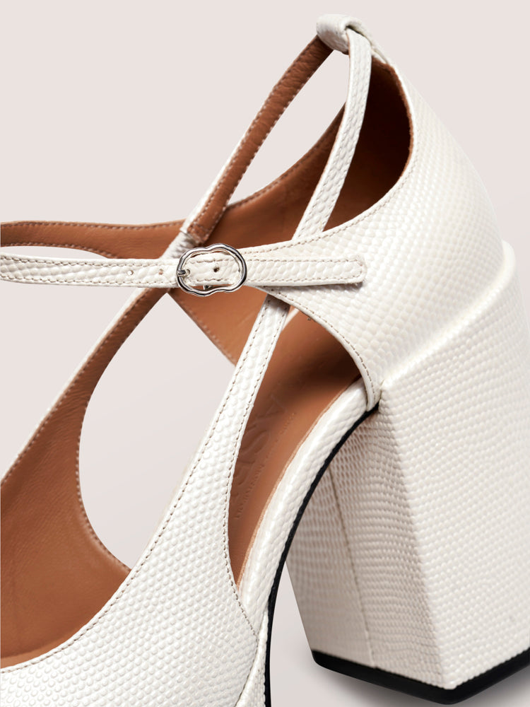 DOYOU - Pumps - Embossed White