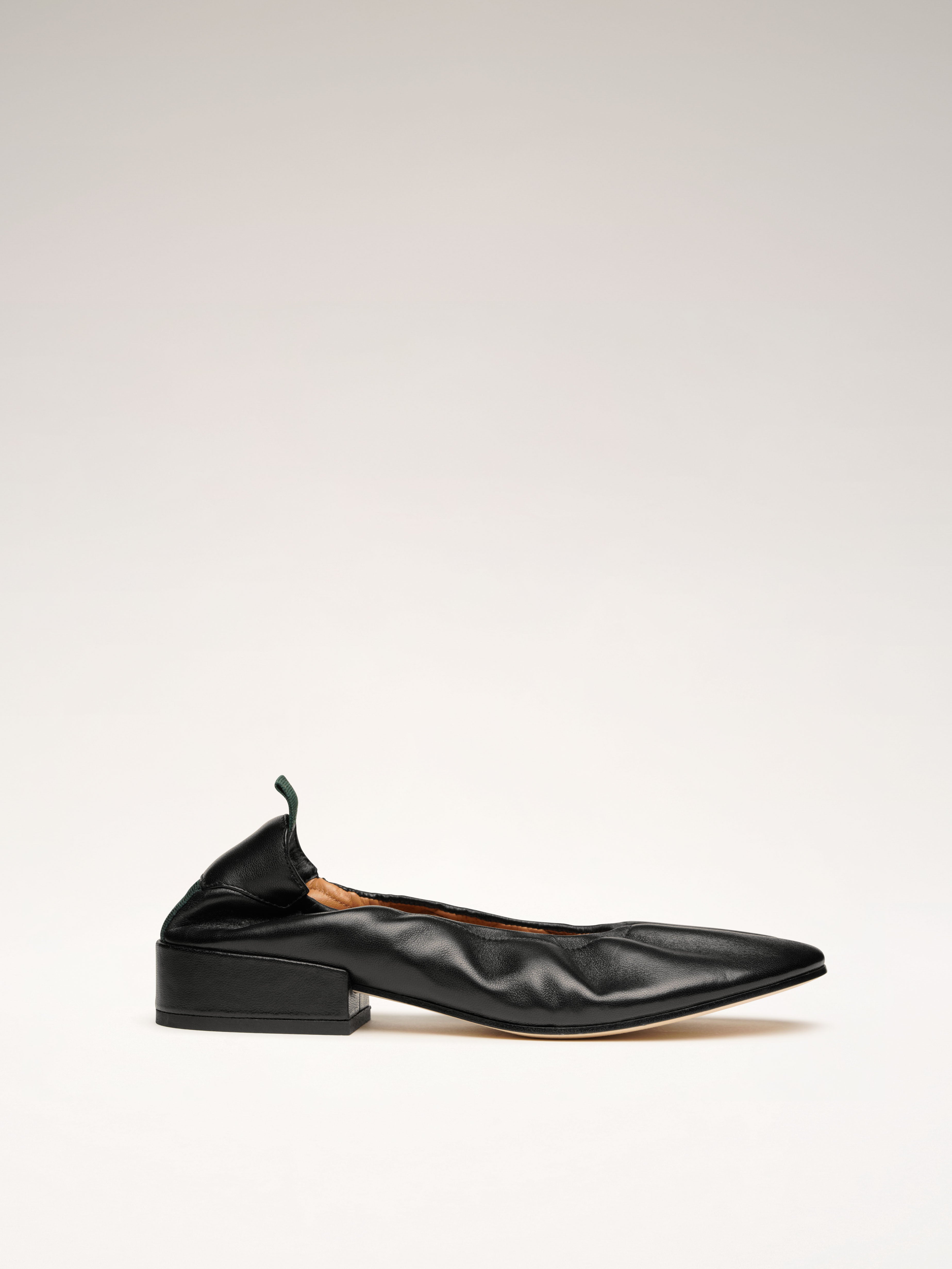 FLIP - Ballet Flats - Black | Luxury Handcrafted - Nomasei