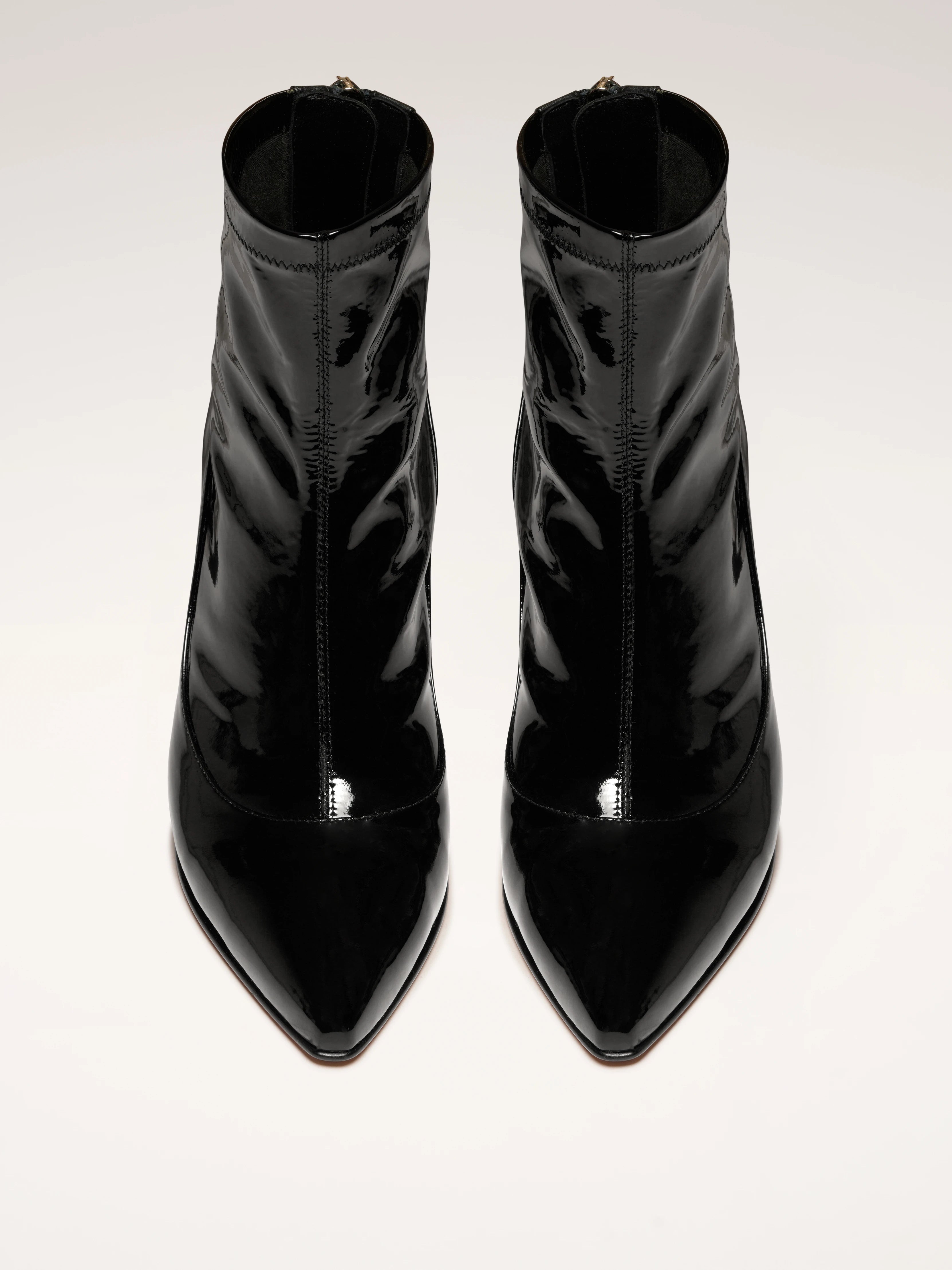 LOOPING - Boots - Patent Stretch Black