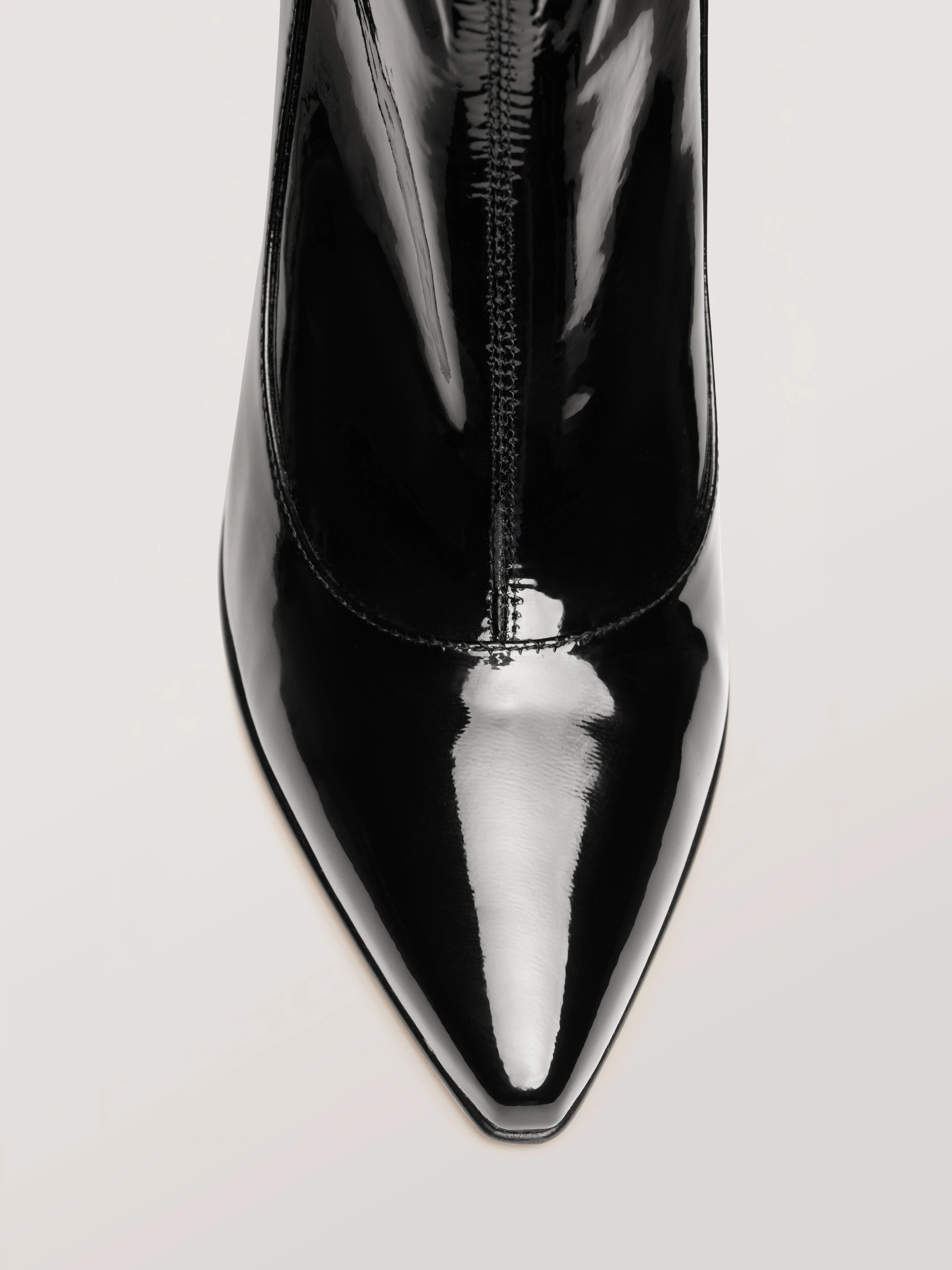 LOOPING - Boots - Patent Stretch Black