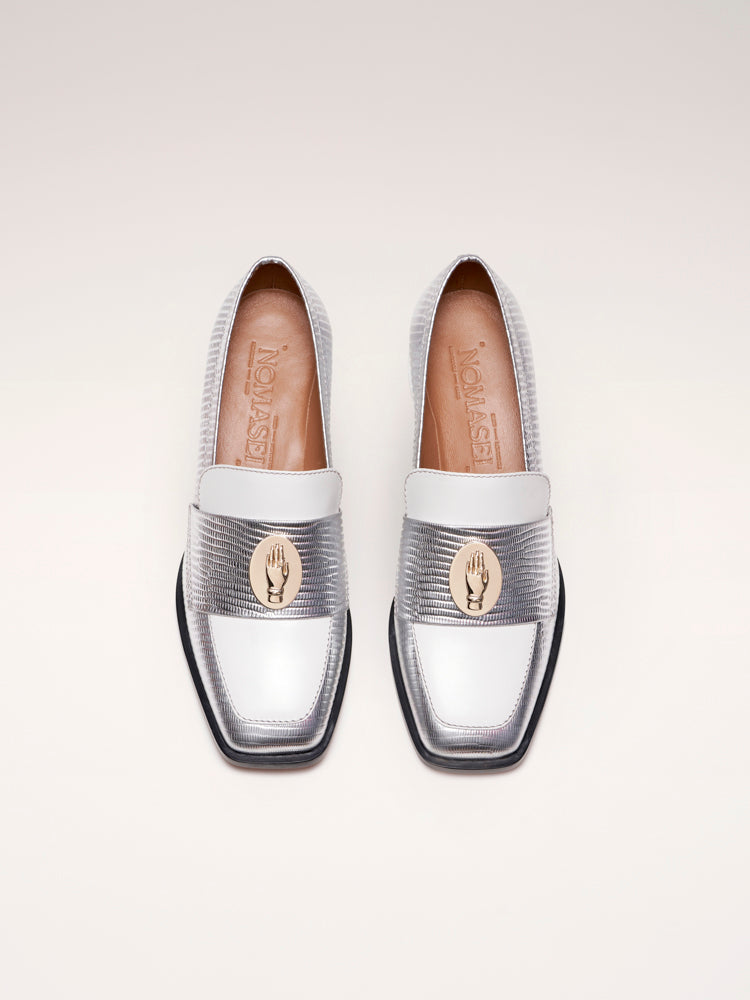 NONO - Loafers - Bicolor Silver