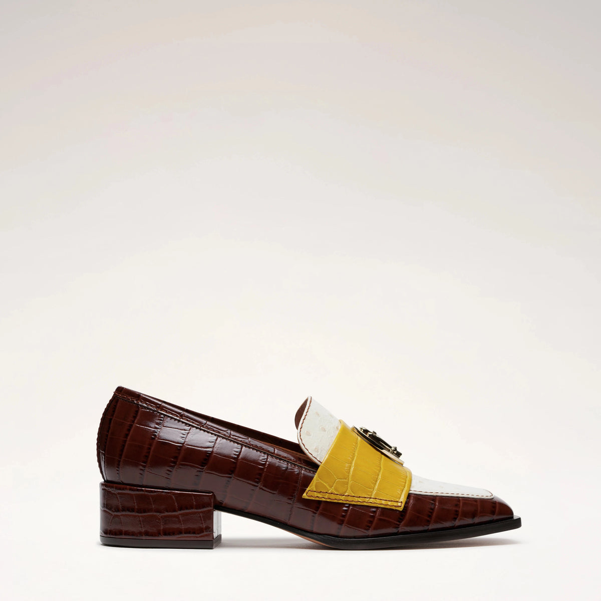 NONO - Leather Loafers - Mustard Tricolor | Luxury Craftsmanship