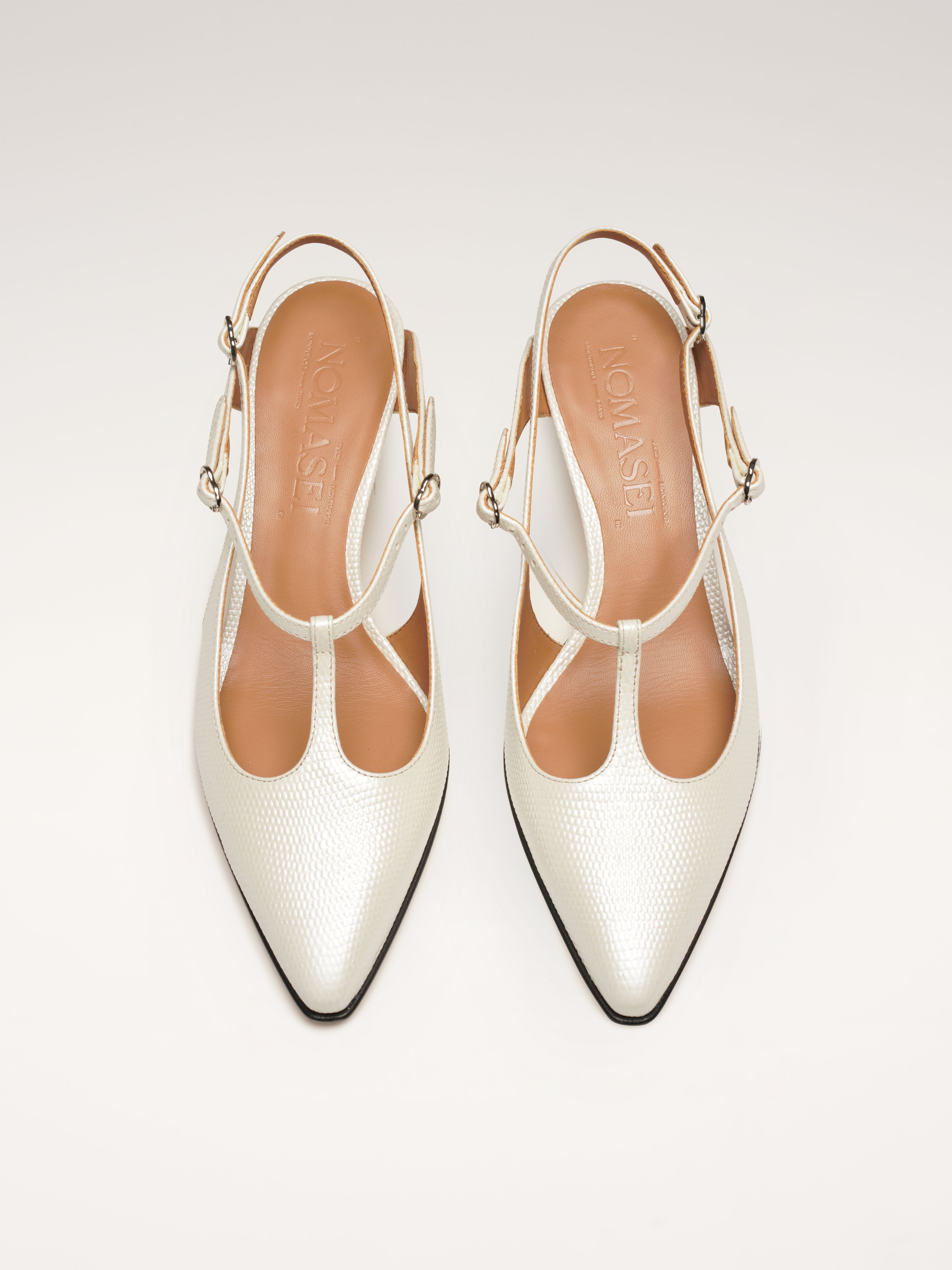 SILENCIO - Escarpins - Embossés Blanc