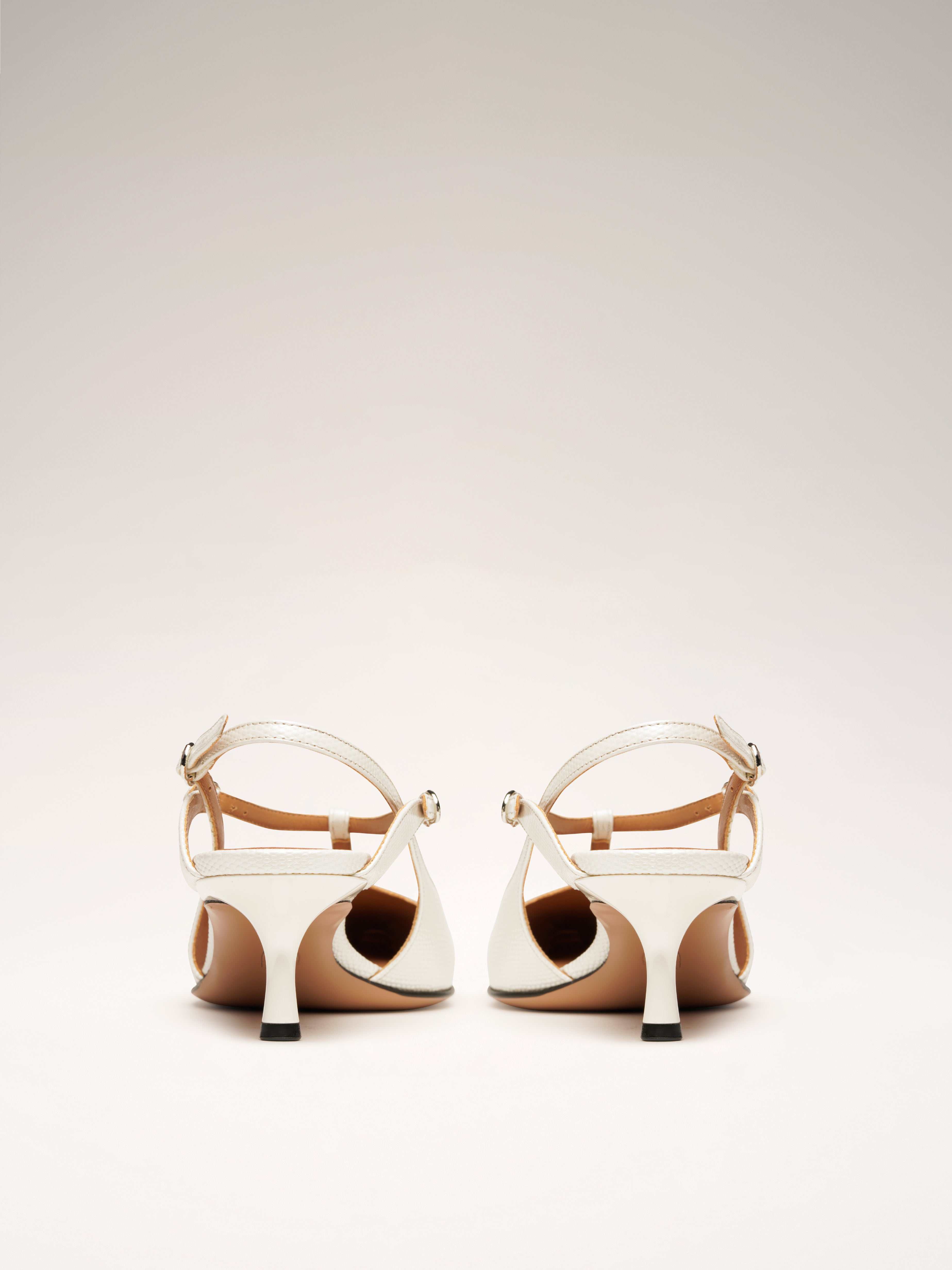 SILENCIO - Escarpins - Embossés Blanc