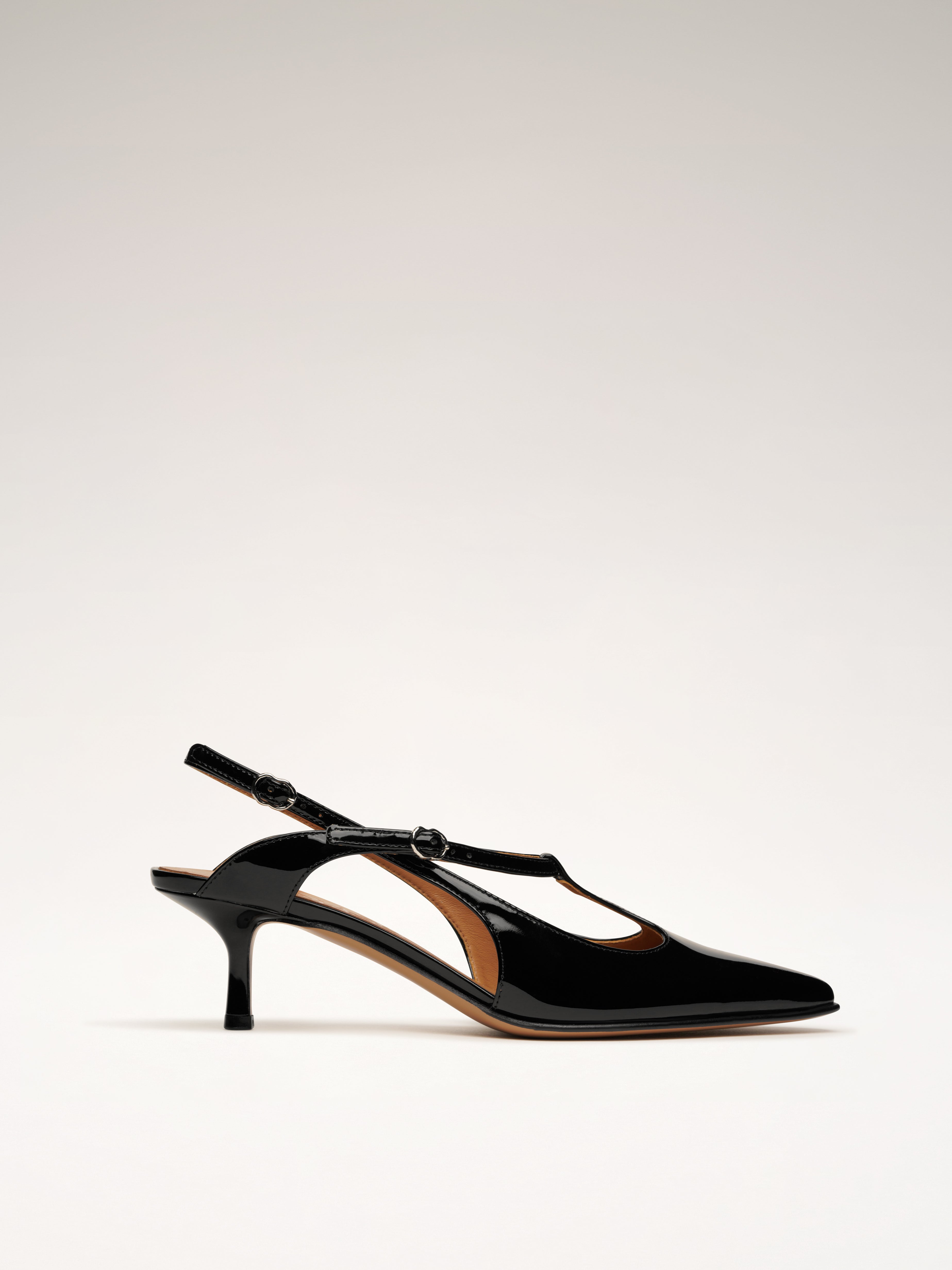 SILENCIO - Escarpins - Verni Noir