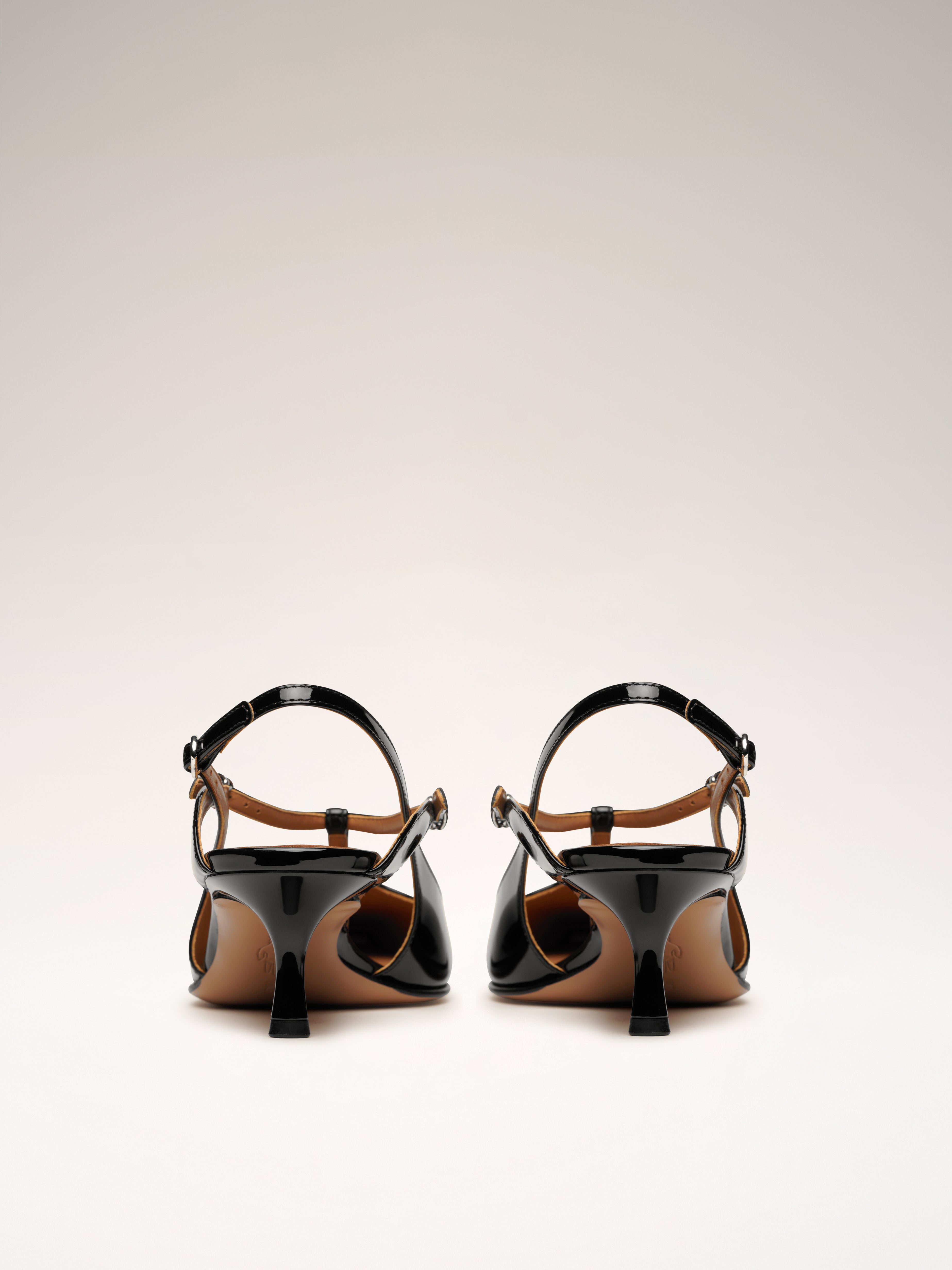 SILENCIO - Escarpins - Verni Noir