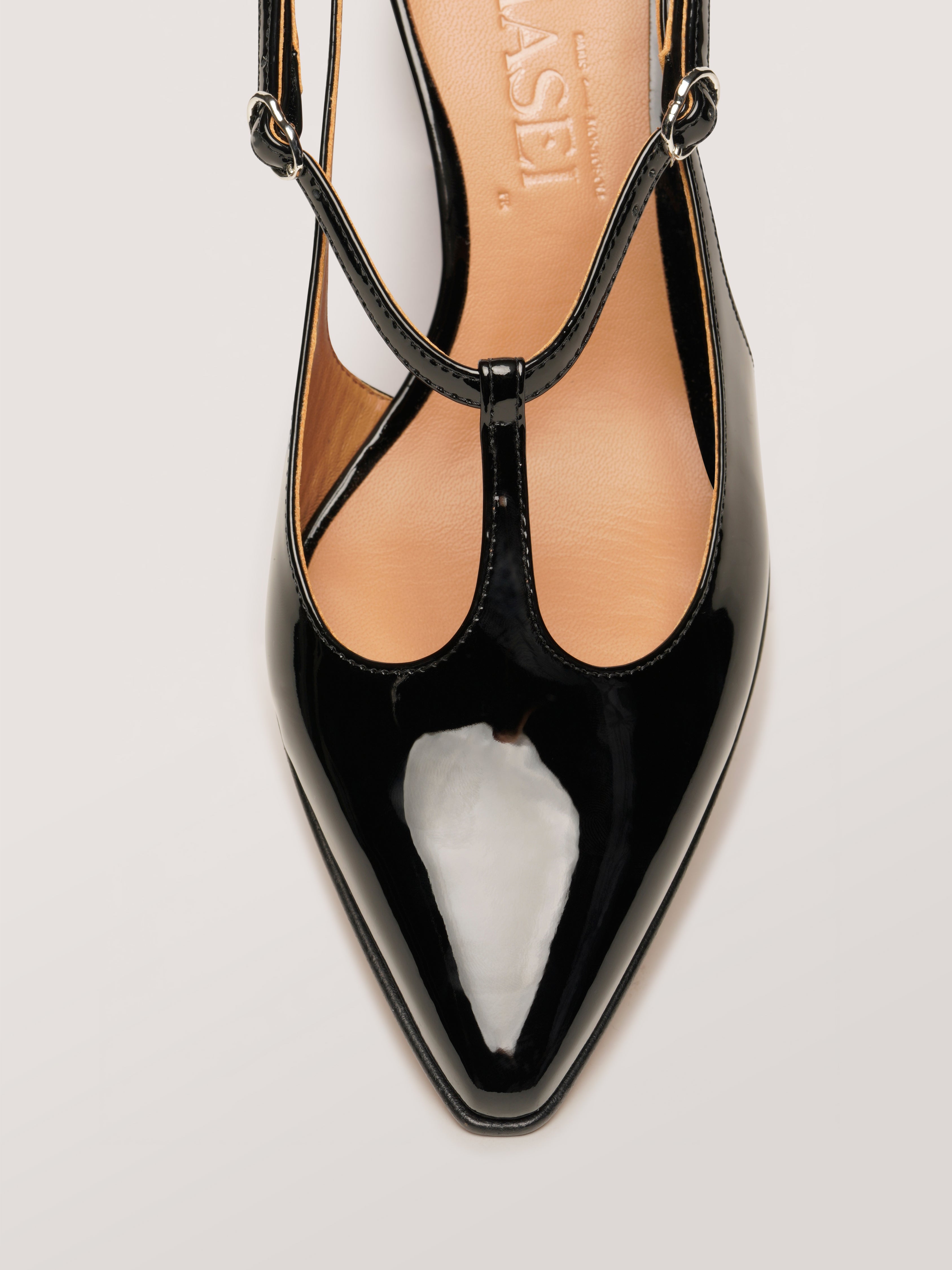 SILENCIO - Escarpins - Verni Noir