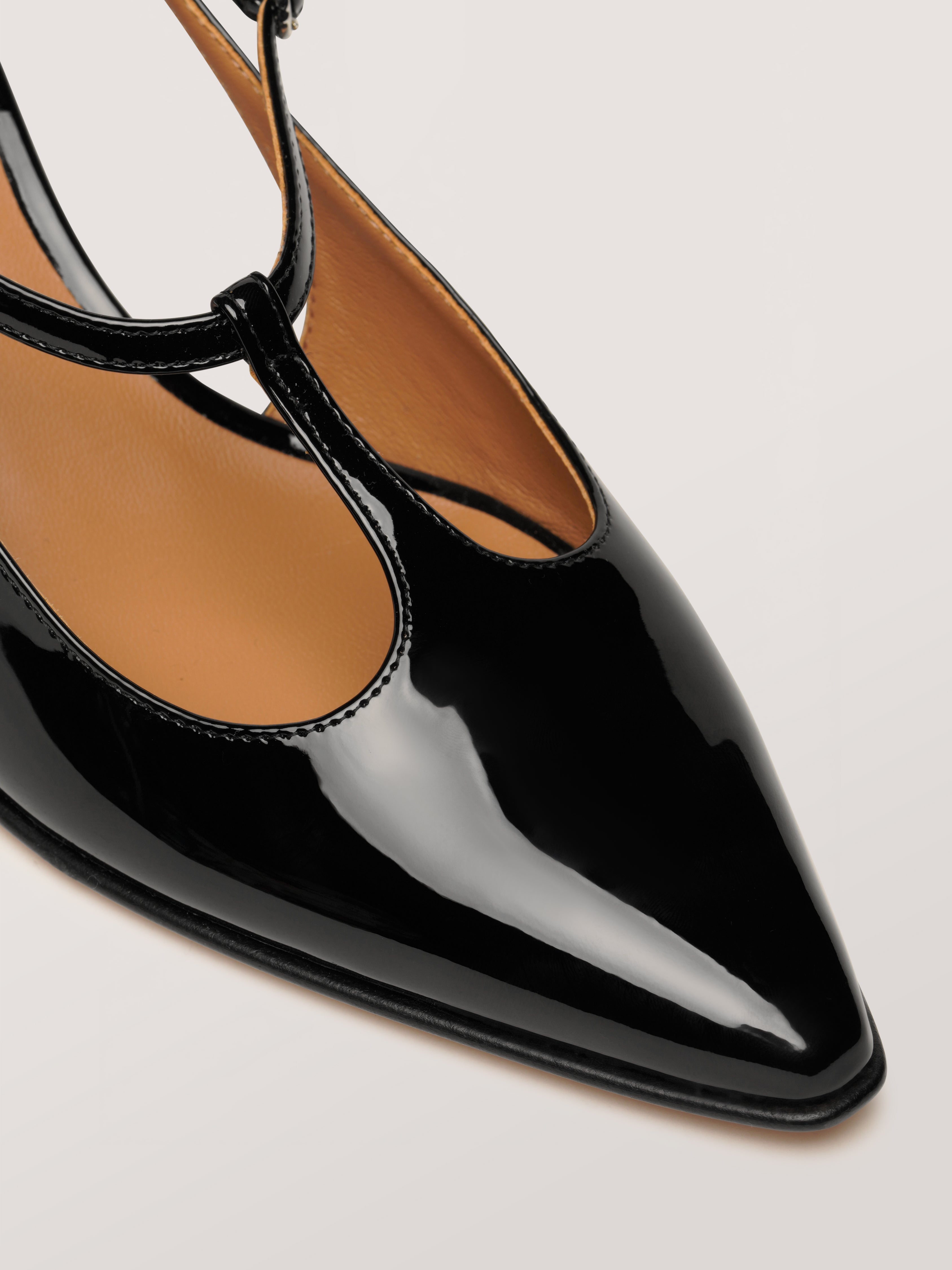 SILENCIO - Escarpins - Verni Noir