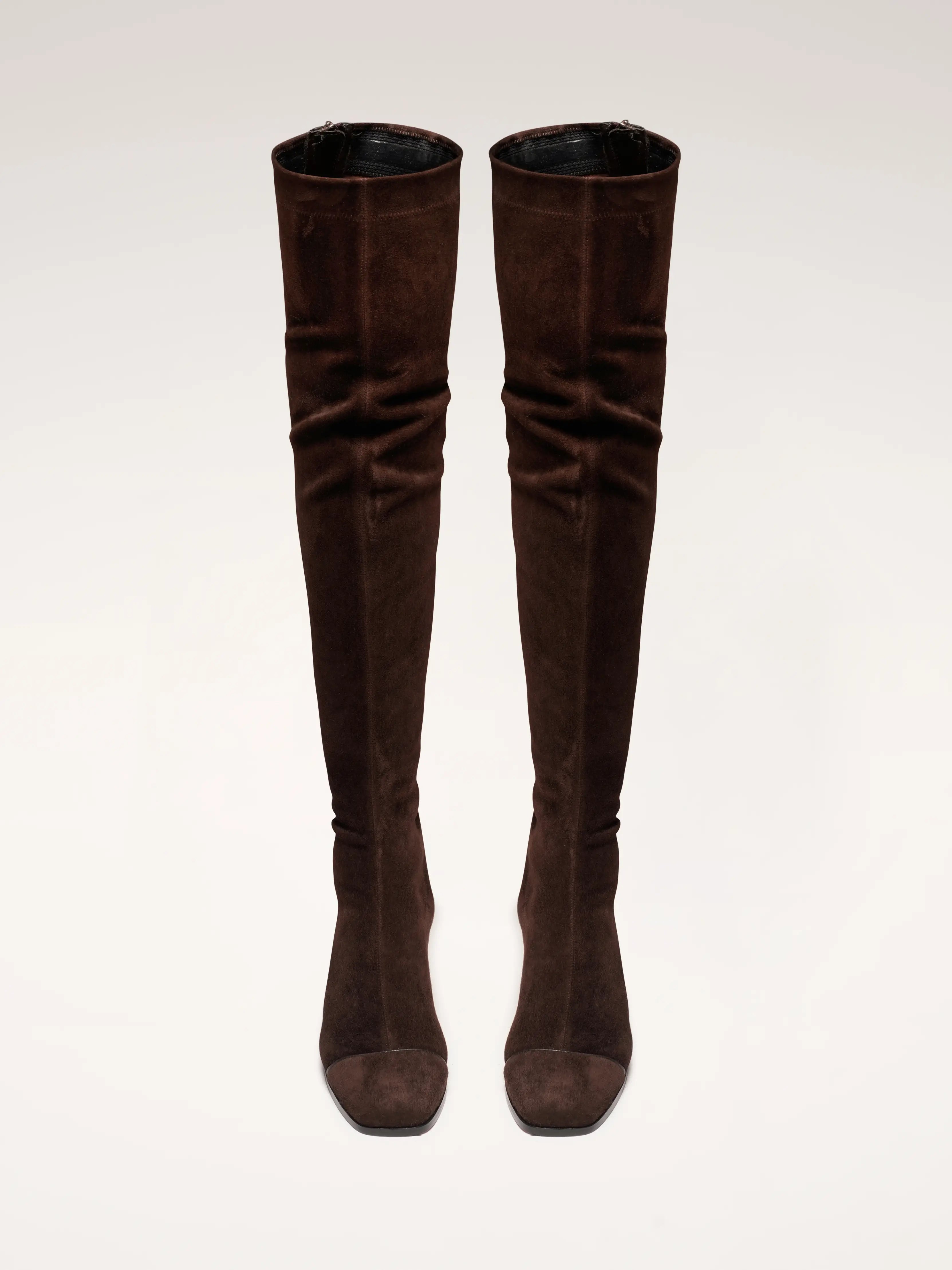 WHISPER - Over the knee boots - Camoscio Brown