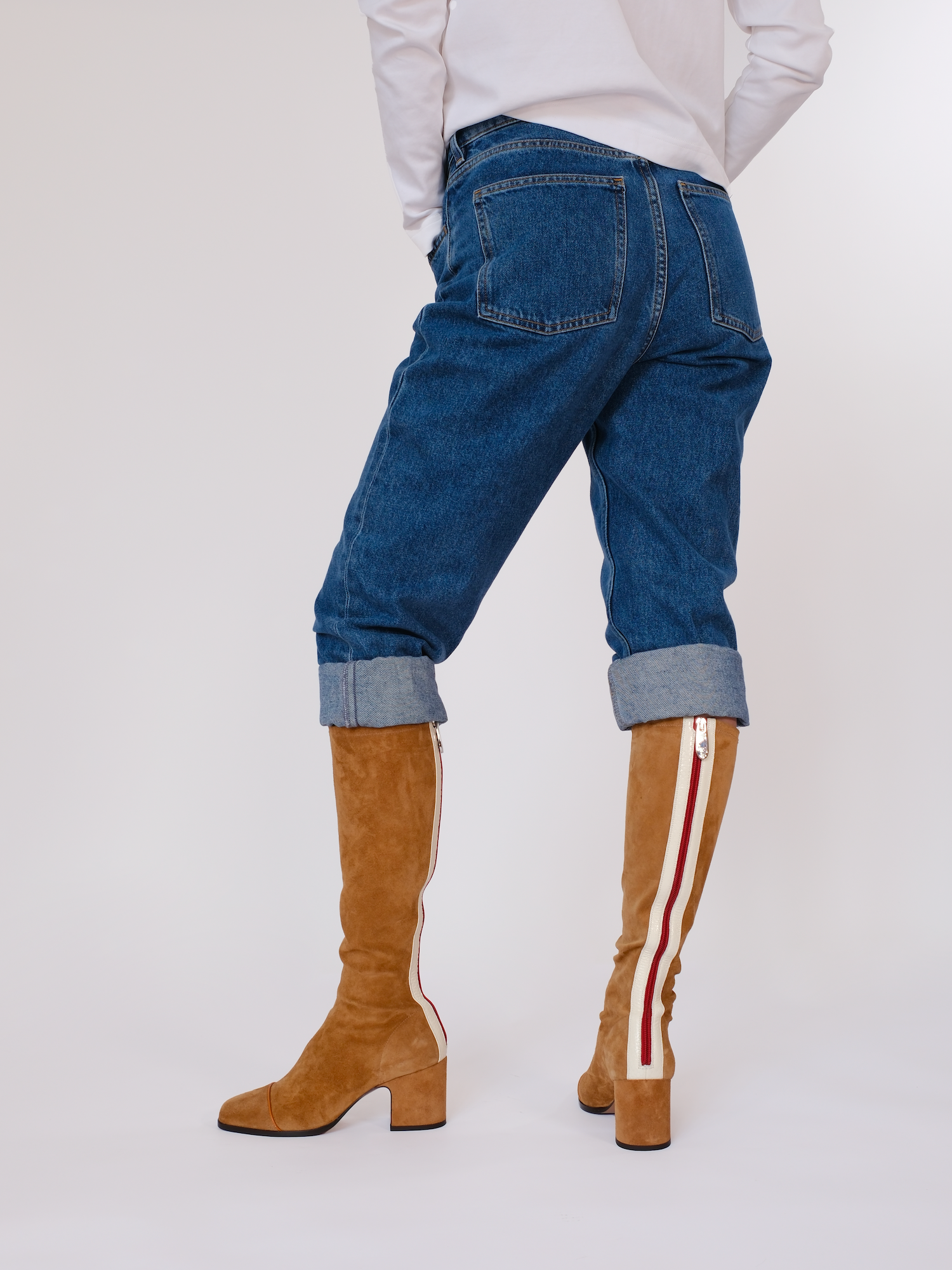 TWIST - Bottes - Suede Cognac