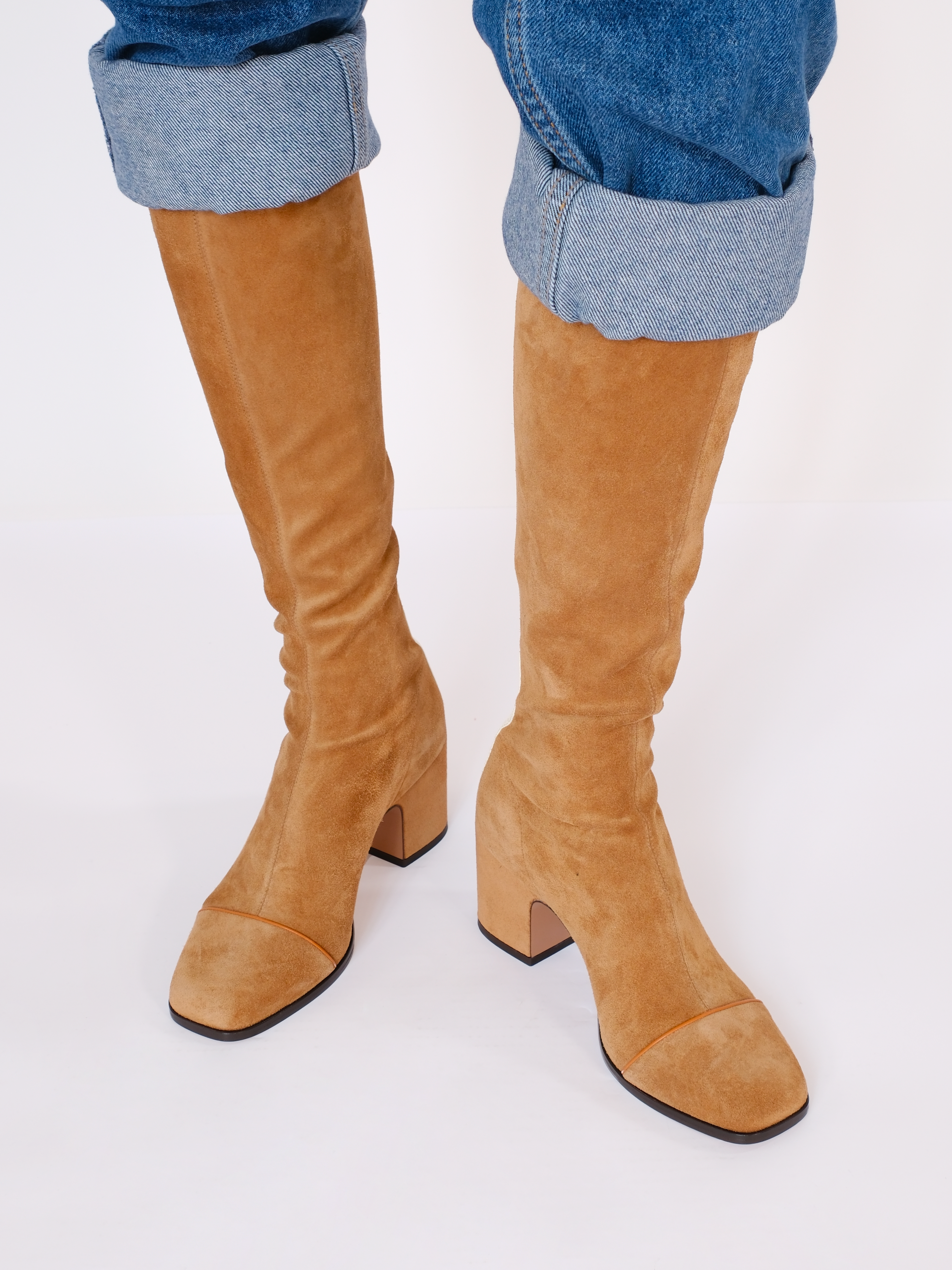 TWIST - Bottes - Suede Cognac