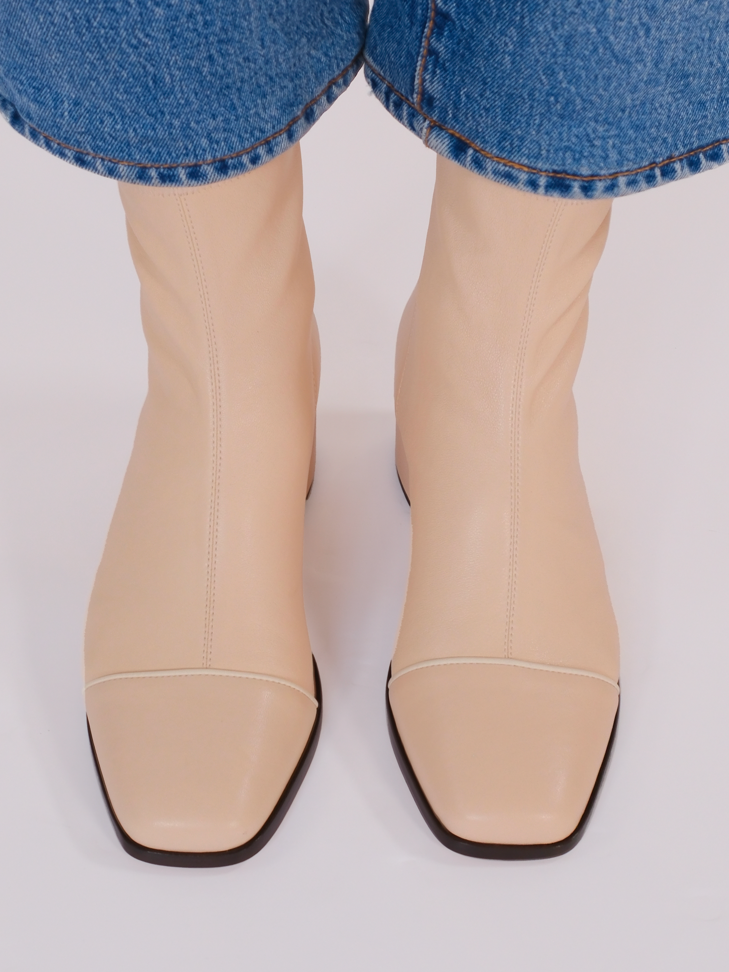 STRADA - Boots - Pompeii White