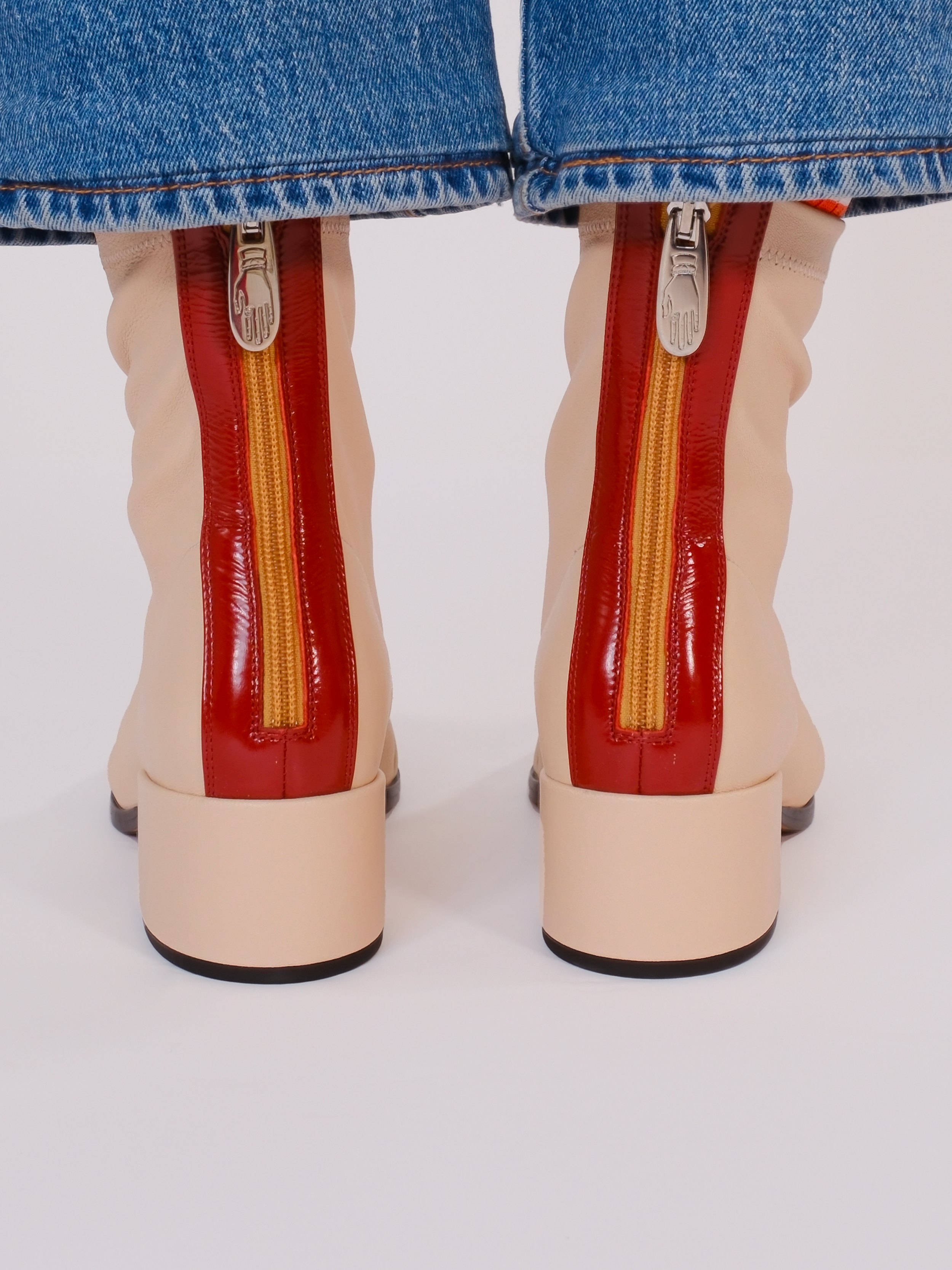 STRADA - Boots - Pompeii White