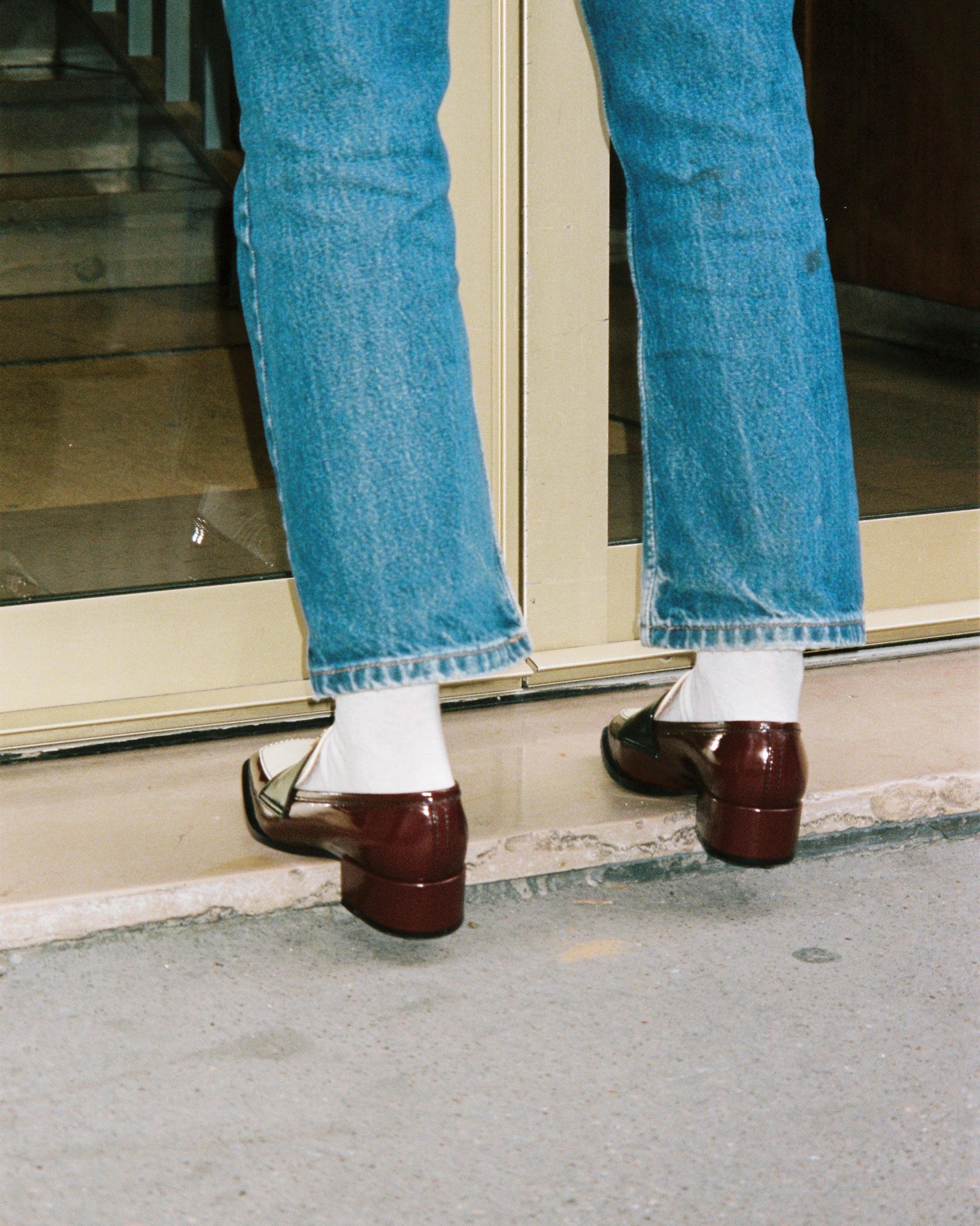 NONO - Moccasins - Burgundy tricolor