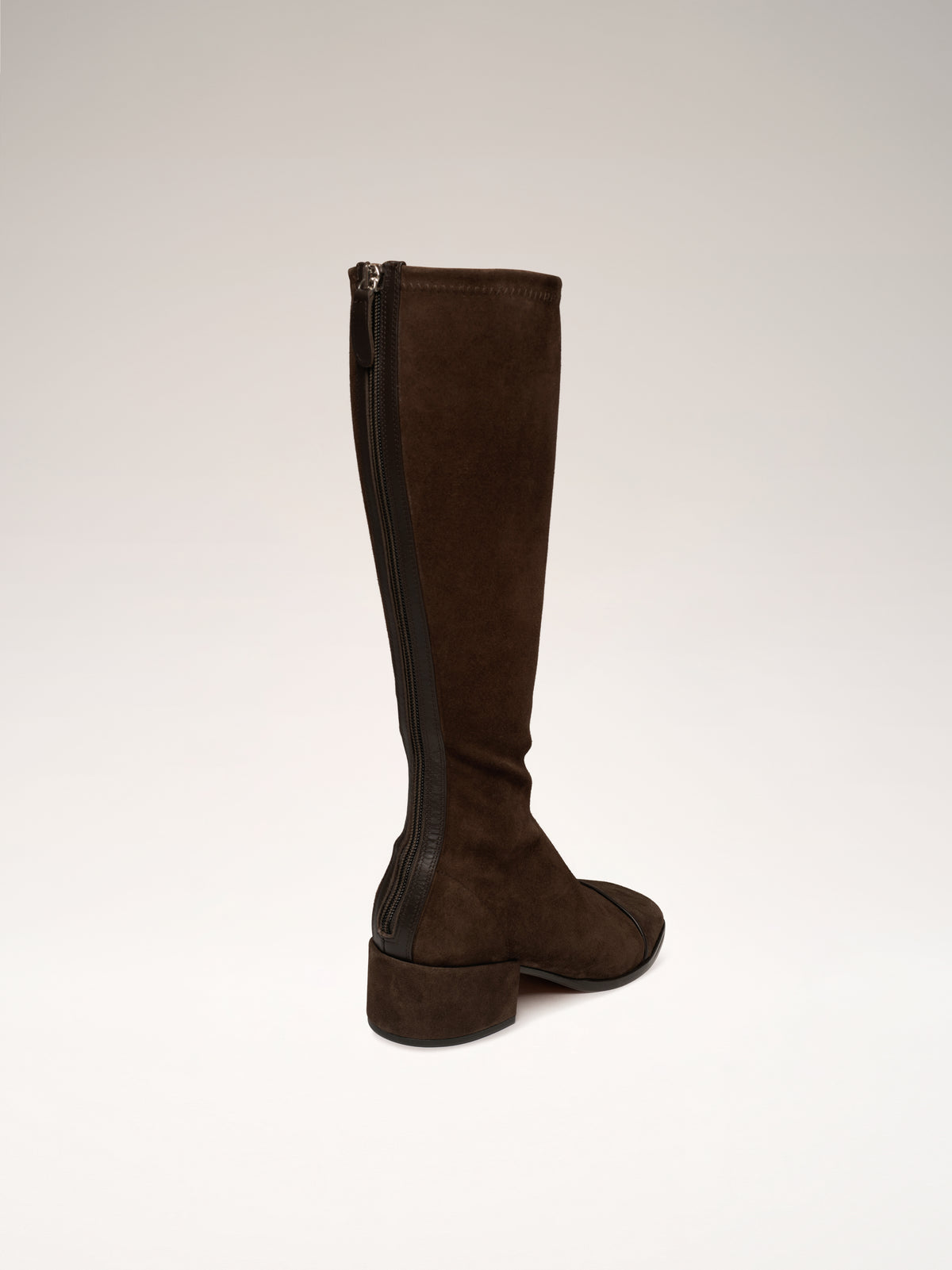 ONEMORETIME - Bottes - Suède Brun