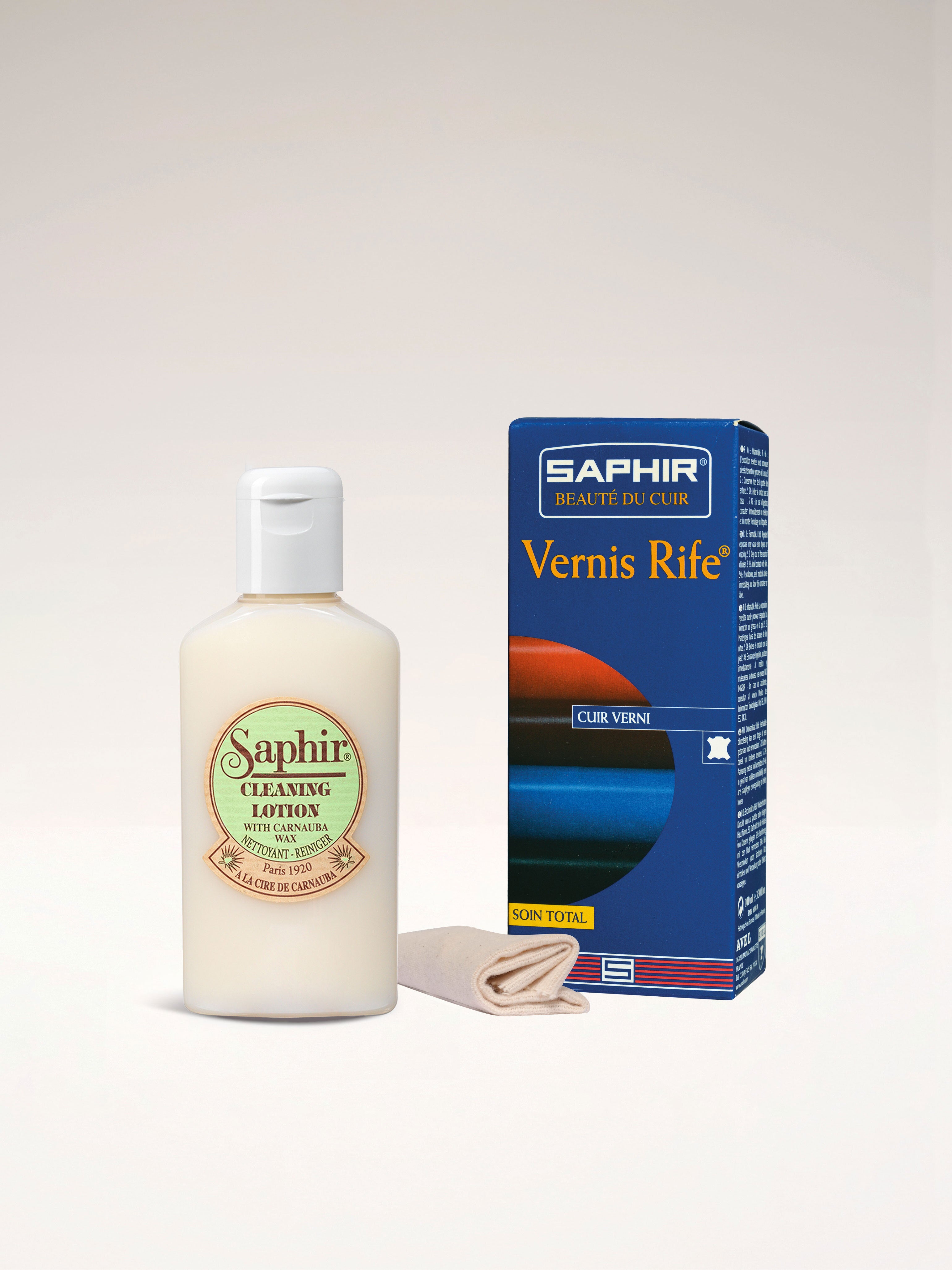 KIT ENTRETIEN SAPHIR - Embossed leather