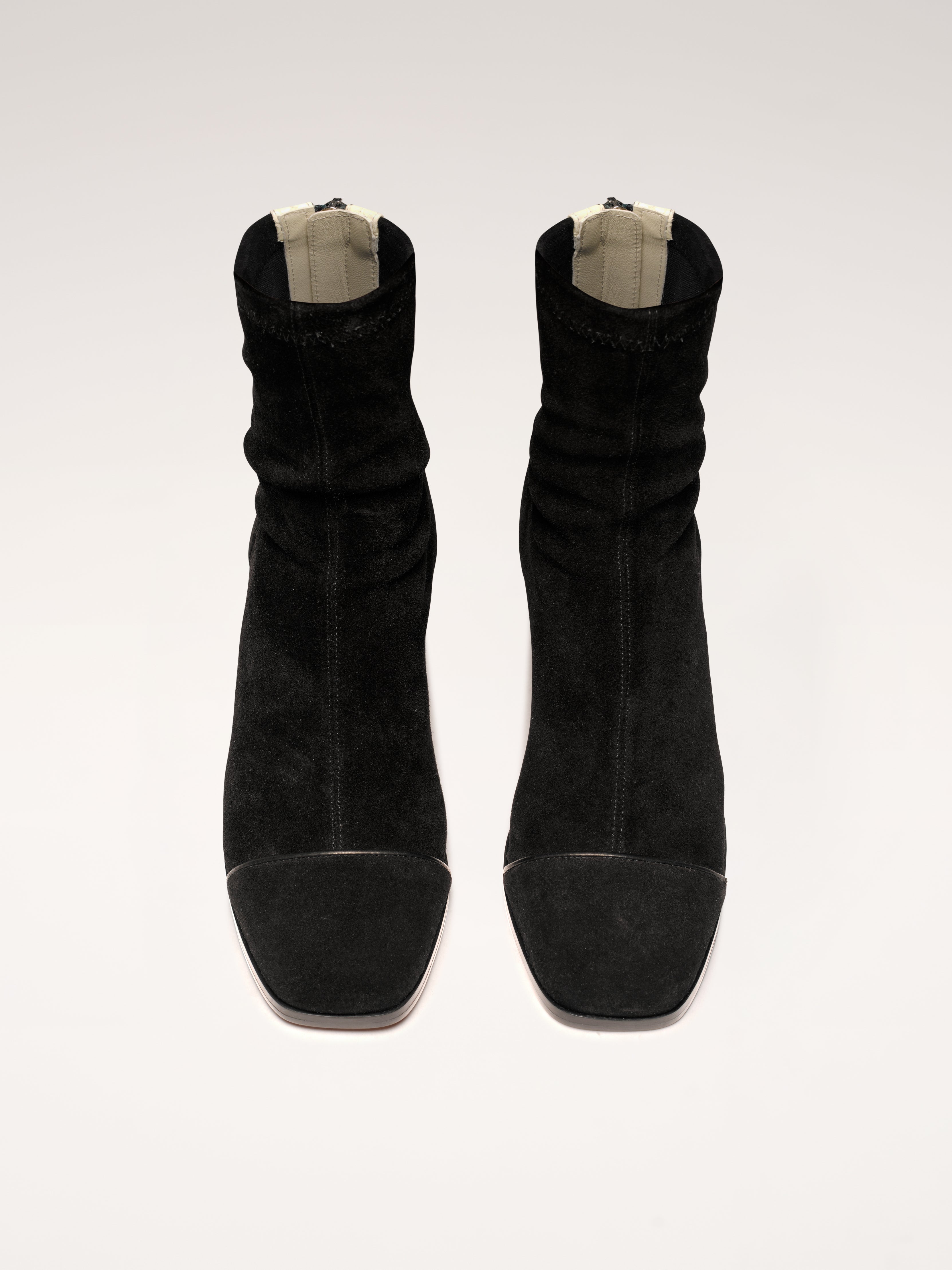 STRADA - Bottines - Suède Noir