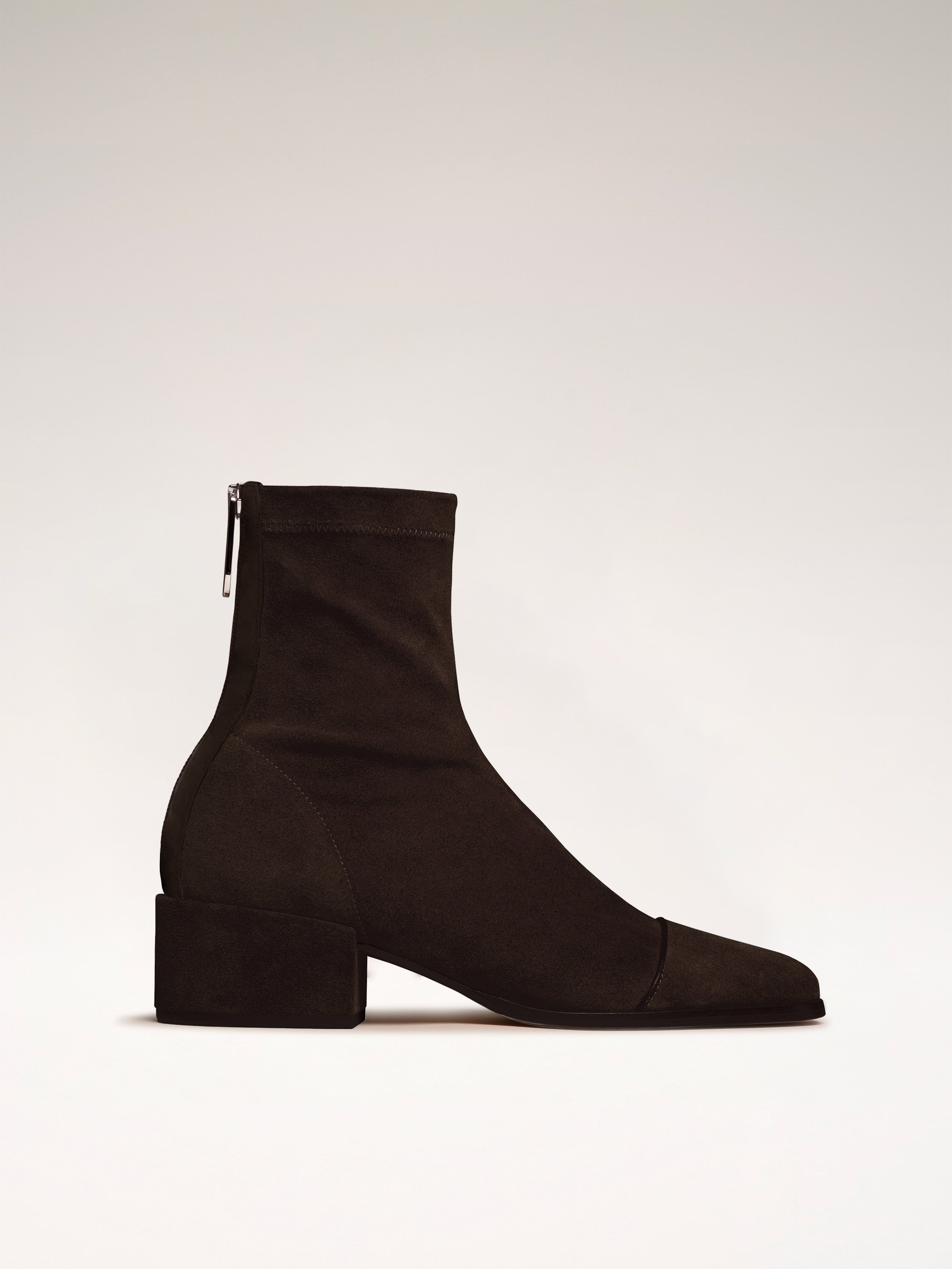 STRADA - Boots - Brown Suede
